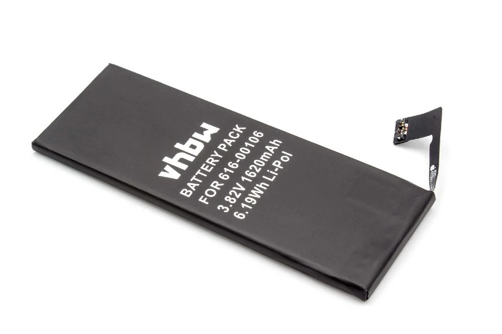 Batterie remplace Apple 616-00106, 616-00107 téléphone portable Apple - 1620mAh 3,82V Li-polymère