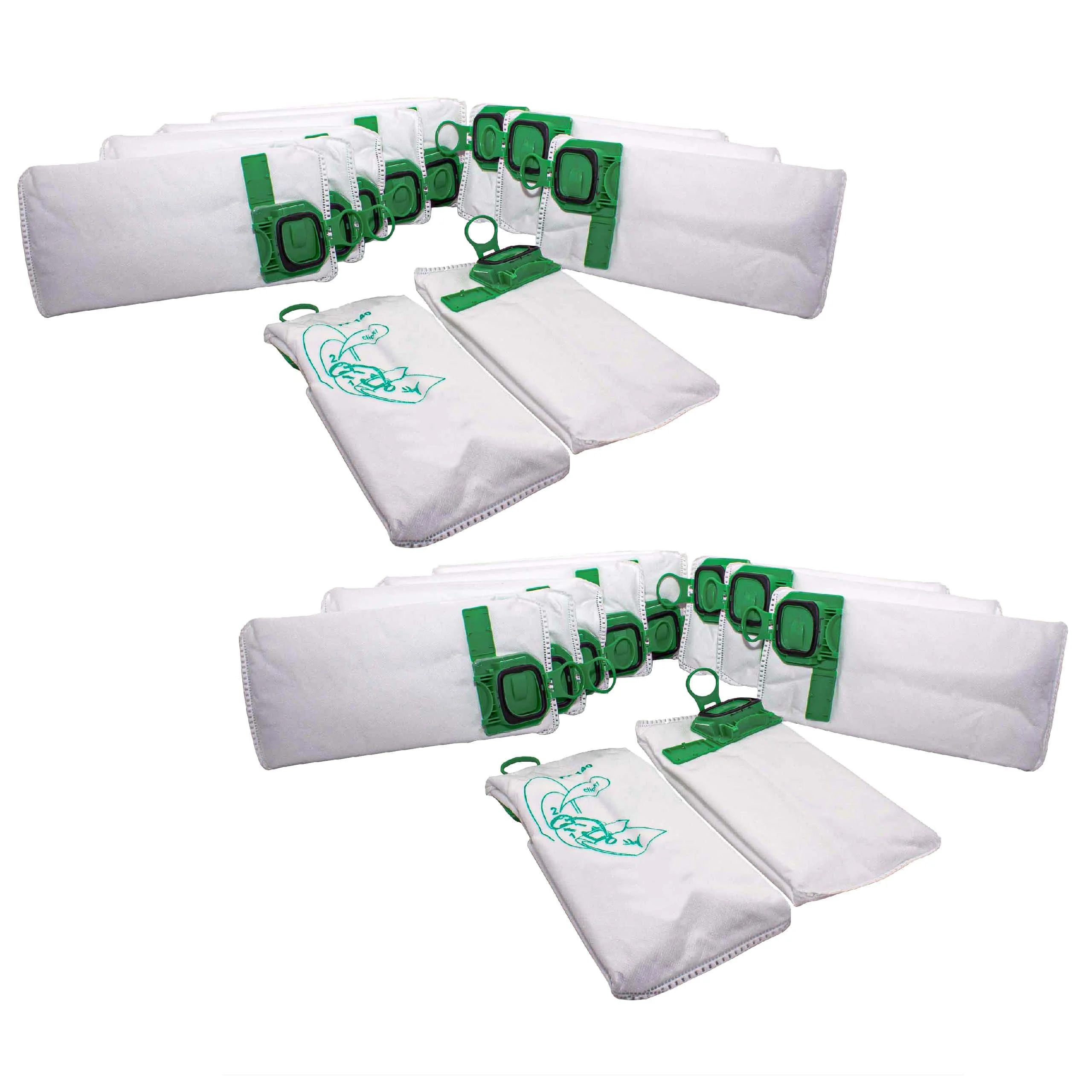 20x Sac remplace Vorwerk FP140/150 pour aspirateur Vorwerk - microfibre non tissée