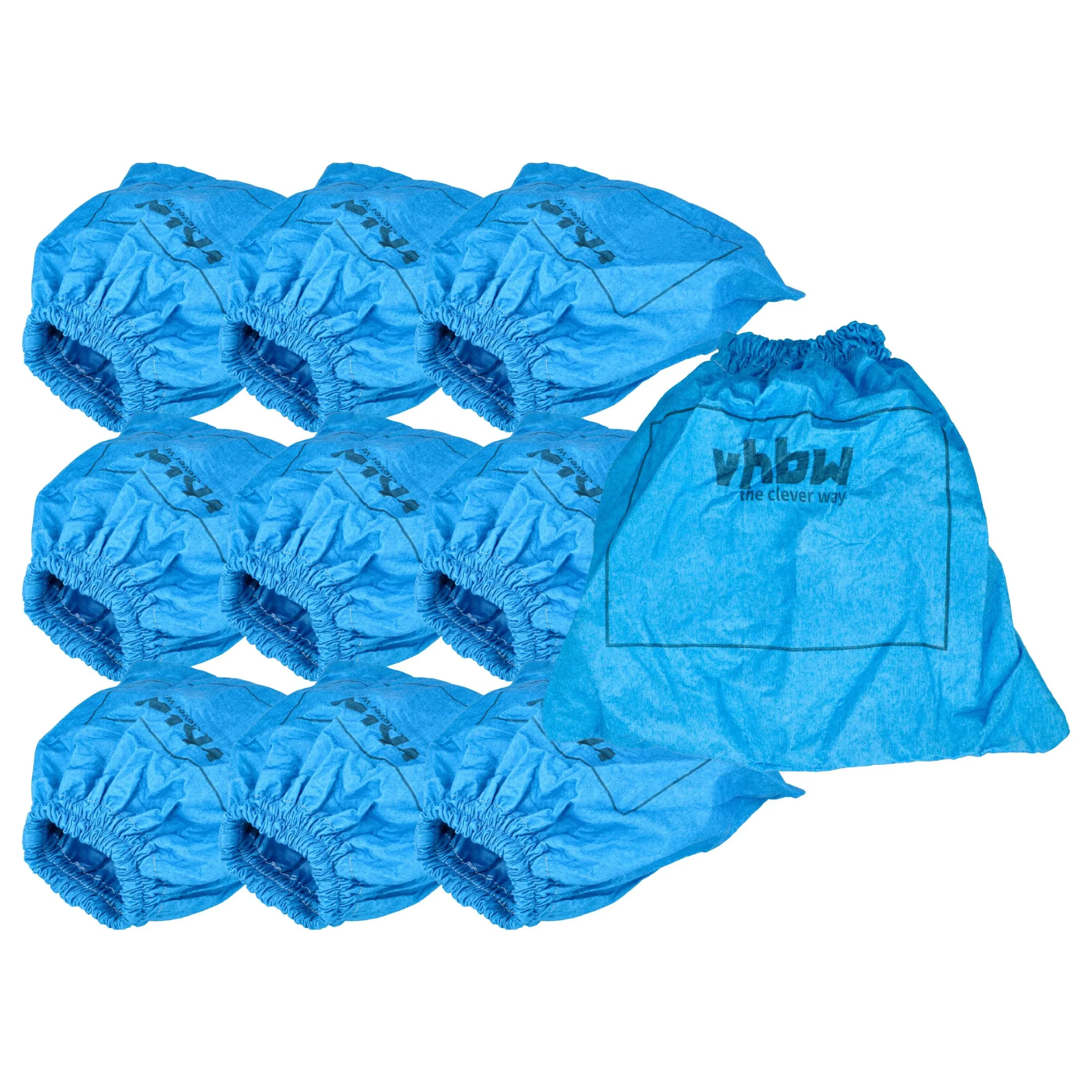 10x Filtre pour aspirateur Lidl / Parkside PNTS 1250, PNTS 1300, PNTS 1400, PNTS 1500 b3 - filtre textile