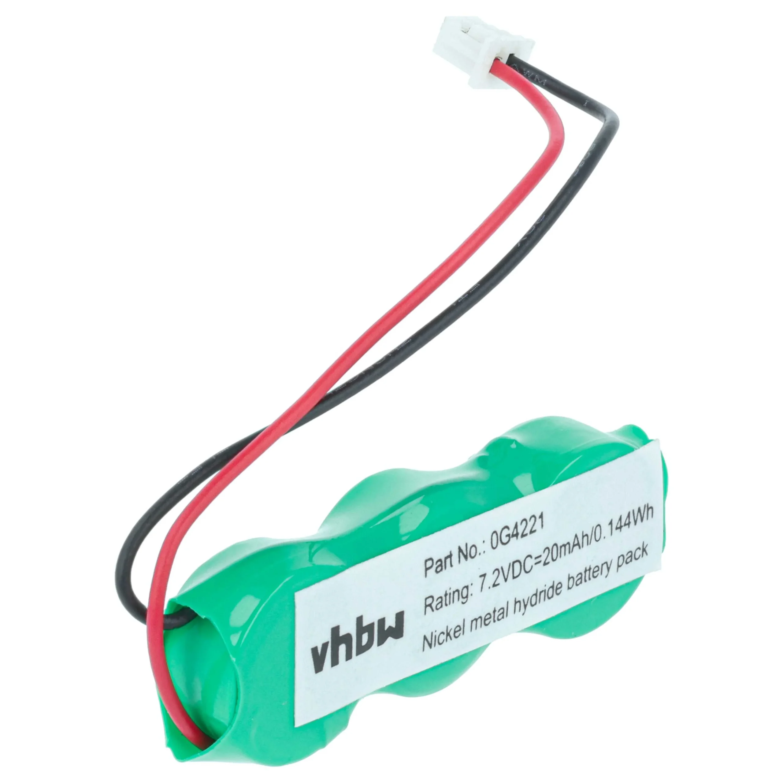 Pile remplace Dell 3R459, 0G4221, 3E158 pour BIOS Dell - 20mAh 7,2V NiMH