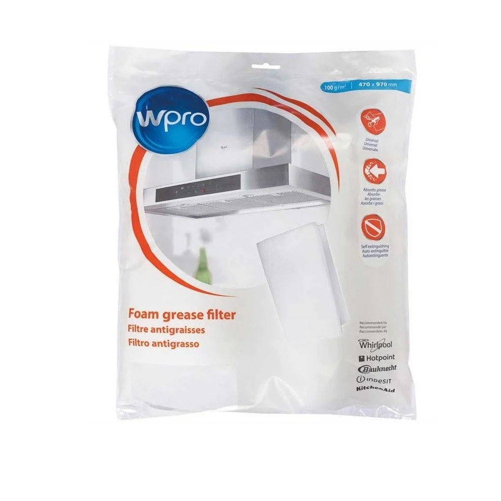 WPRO Filtre de hotte à graisse Universel UGF018 / 484000008527 - AllSpares