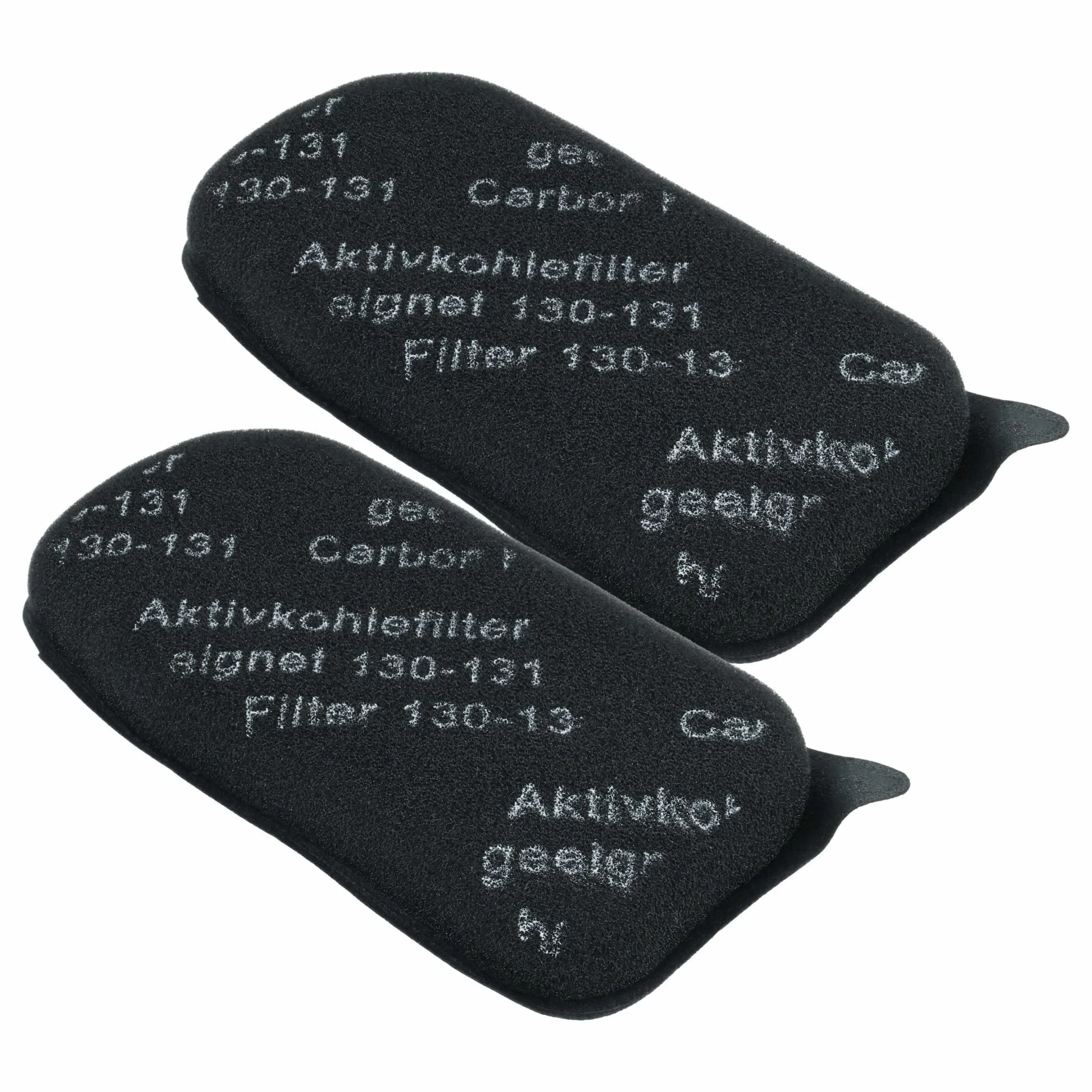 2x Filtre pour aspirateur Vorwerk Kobold 131sc, 130, 131 - filtre à charbon actif
