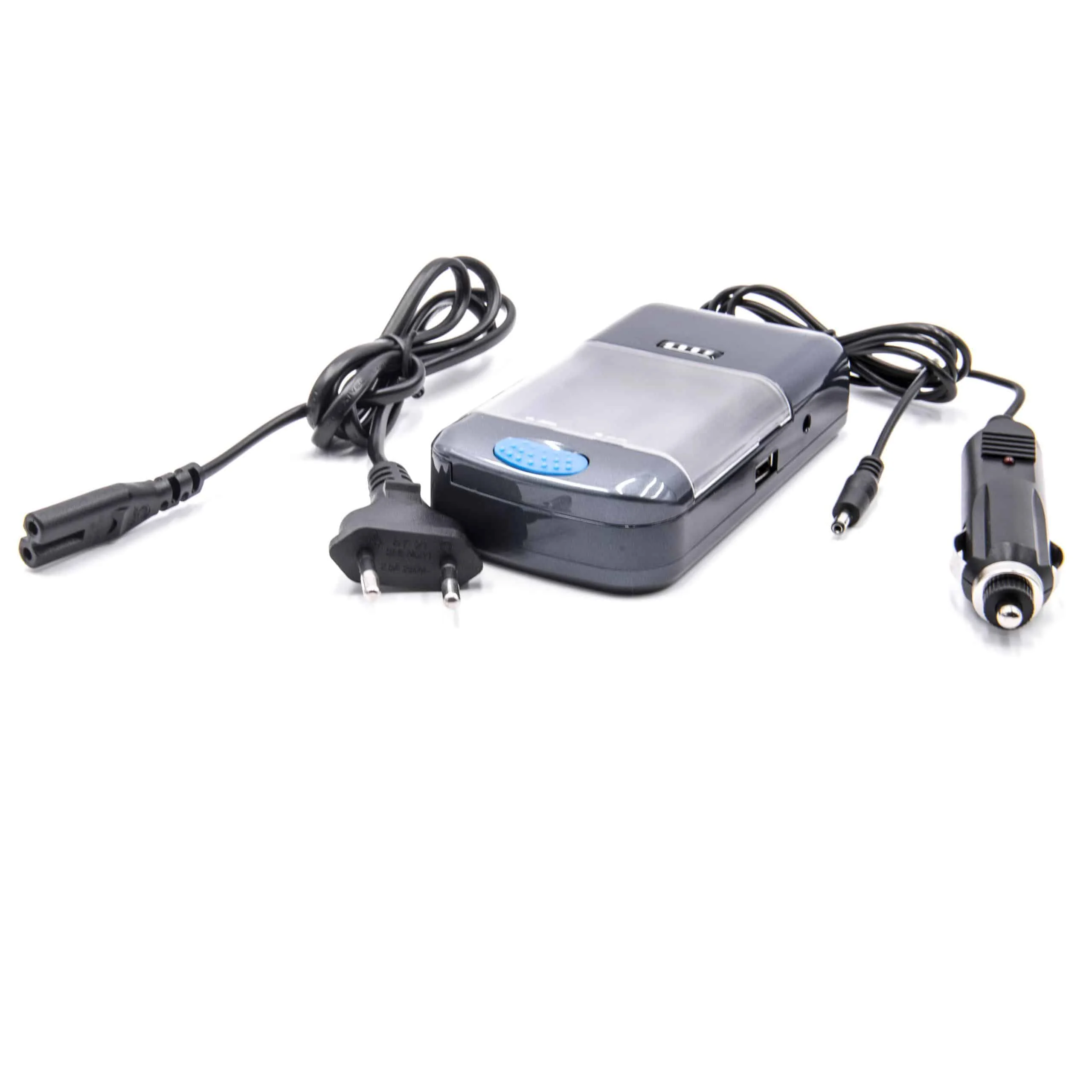 Chargeur 2 socles + prise cigare pour batterie, cellule AA Li-Ion (3.7V/7.4V), NiMH (3.6V/7.2V)