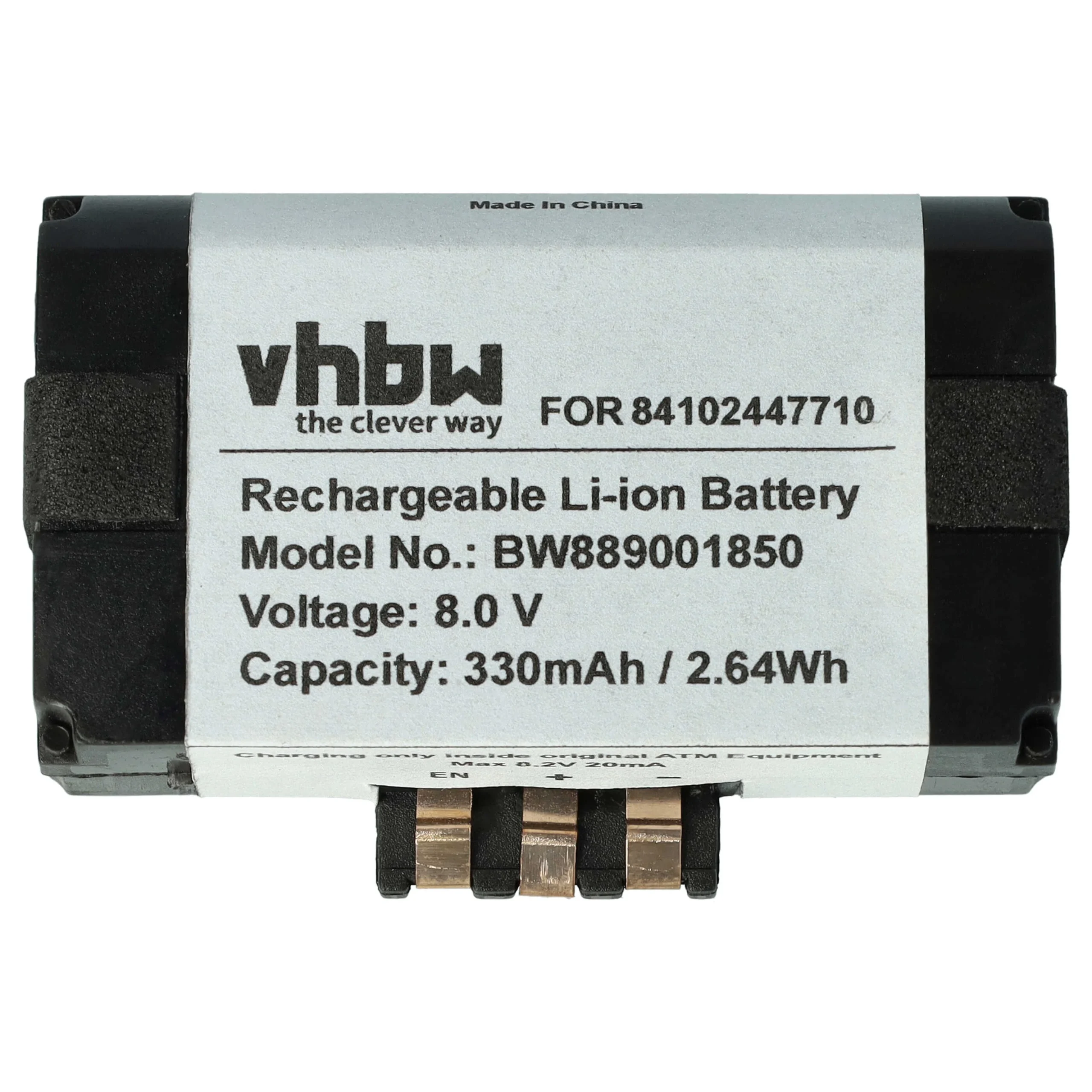 Batterie remplace BMW 84109361678, 2 447 710 - 01, 84102447710 télématique embarquée BMW - 330mAh 8V Li-ion
