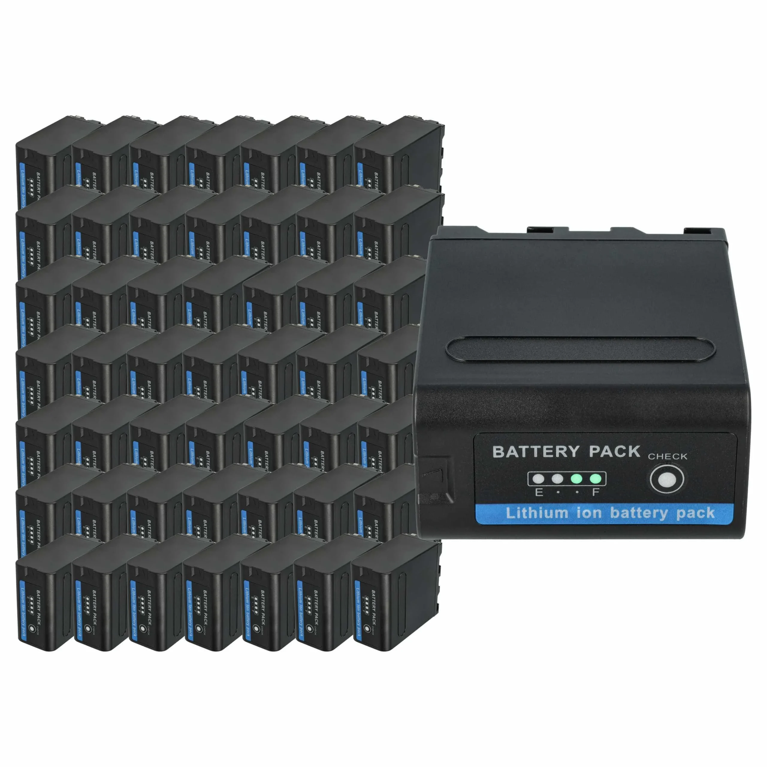 5x Batteries remplace Grundig BP-10, BP-9, BP-8 pour caméscope Grundig- 10400mAh 7,4V Li-ion