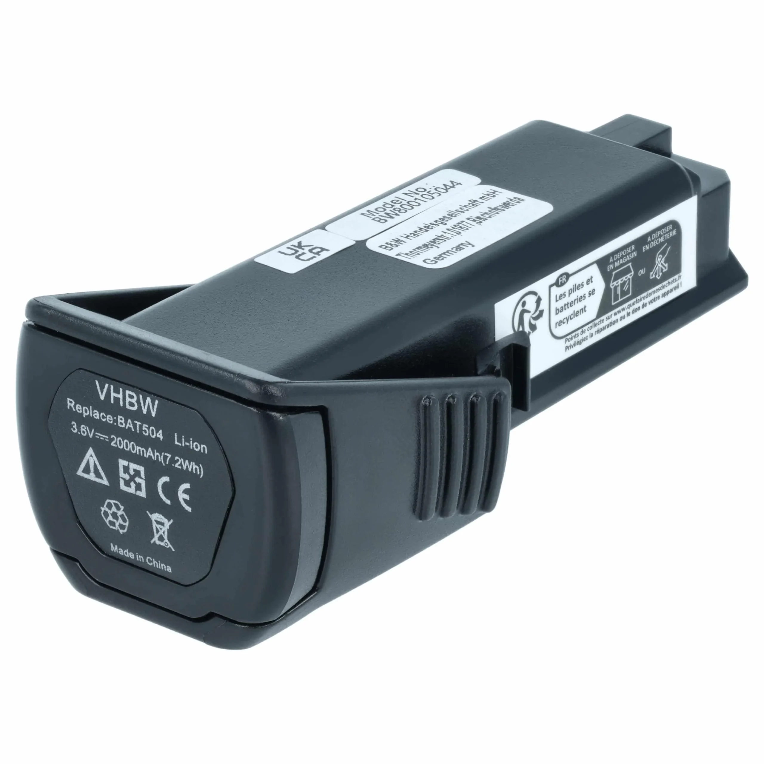 Batterie remplace Bosch BAT504, 2 607 336 242 outil électrique Bosch - 2Ah 3,6V Li-ion