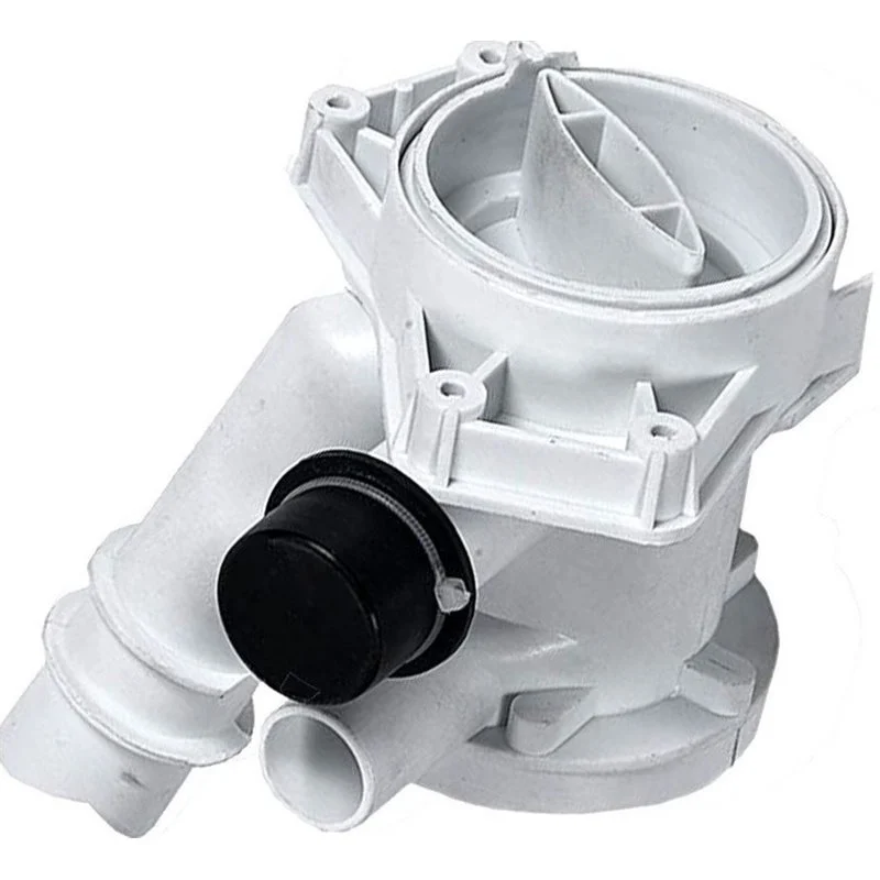 Filtre de vidange , corps de pompe avec filtre pour lave-linge Candy HOOVER 49002227