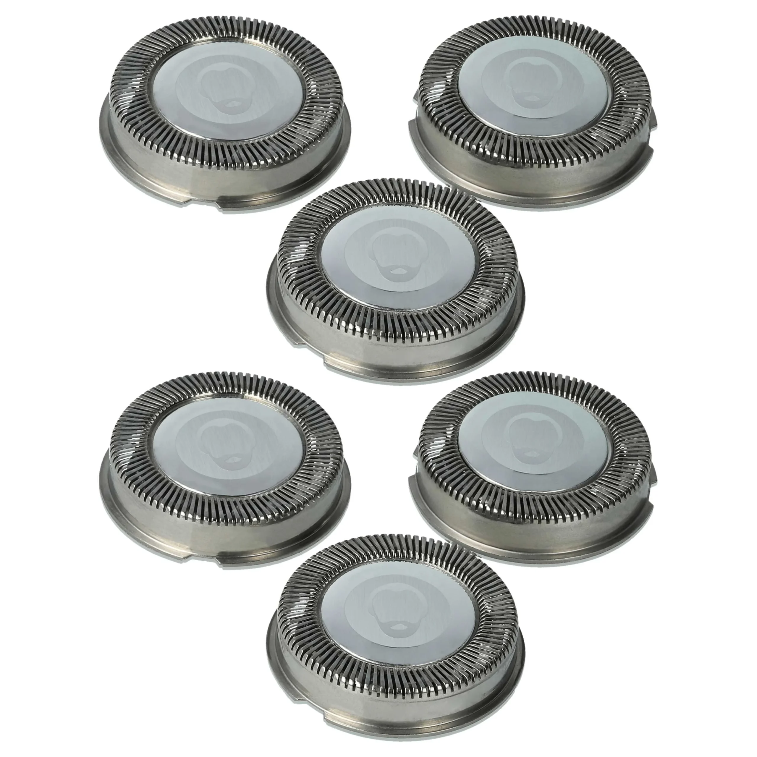 6x Têtes de rasoir remplace Philips HP1915L, HQ3 pour rasoir électrique Philips - argenté