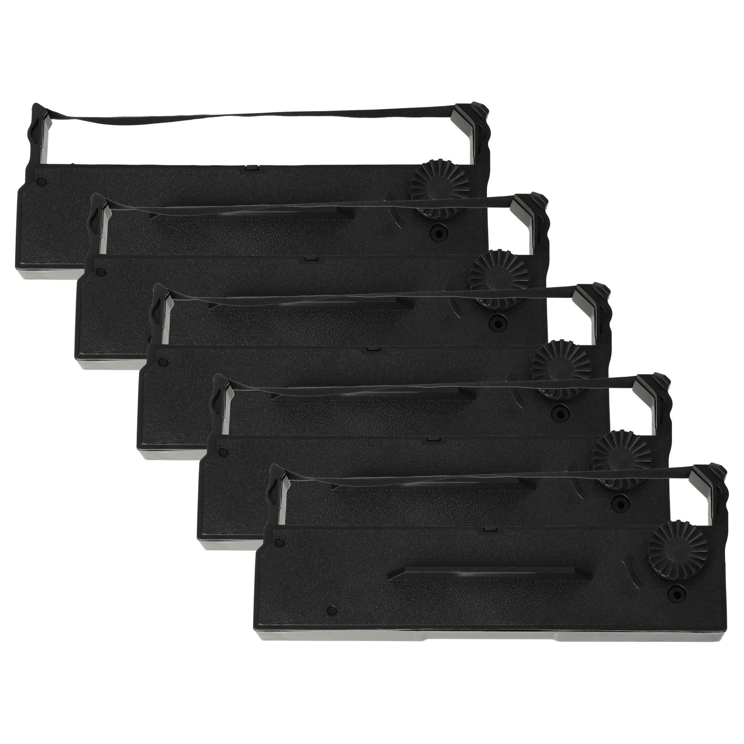 5x Ruban encreur remplace Epson ERC-27, C43S015366, 653N pour imprimante matricielle / étiquette - noir