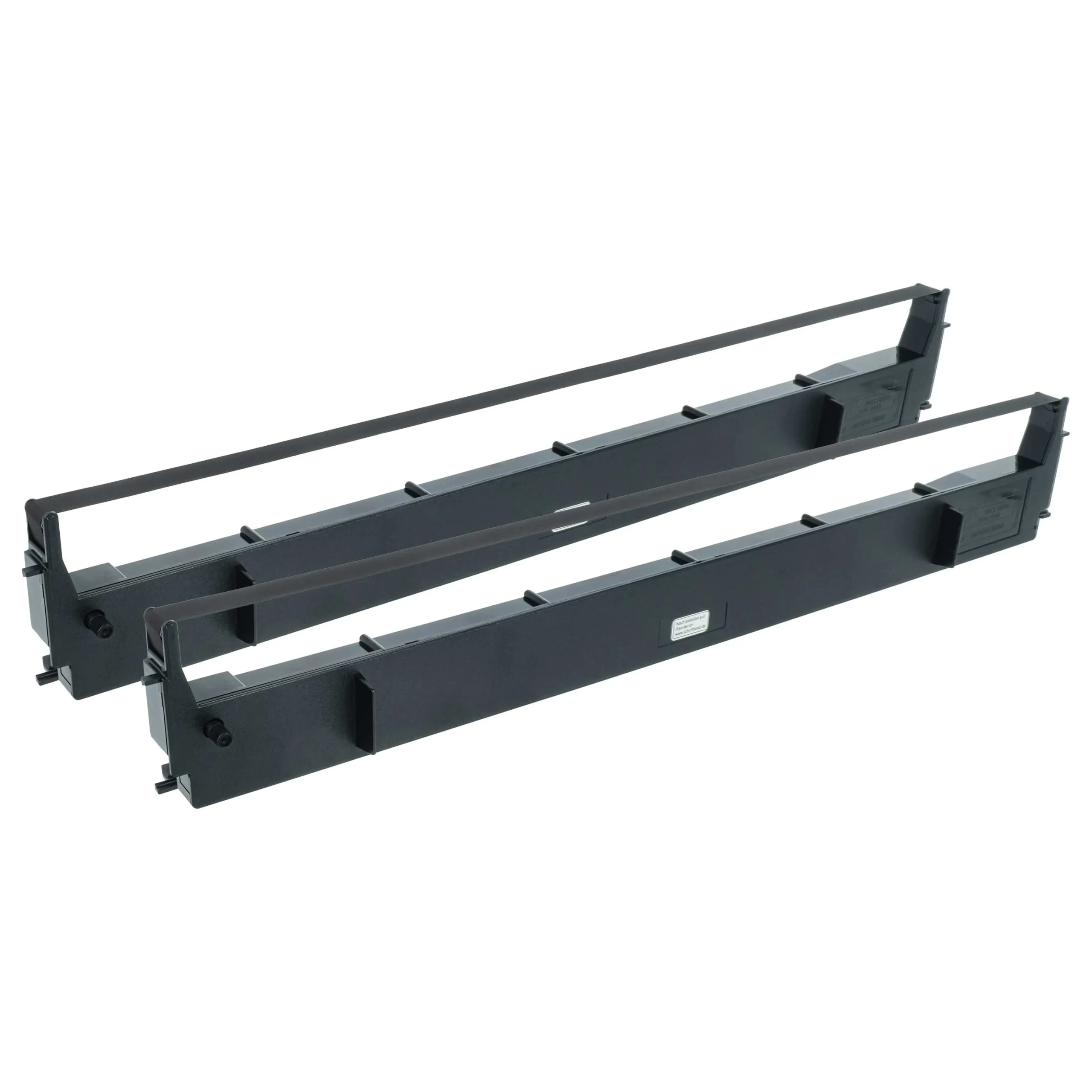 2x Ruban encreur remplace Epson S015020, C13S015020 pour imprimante matricielle / étiquette - noir