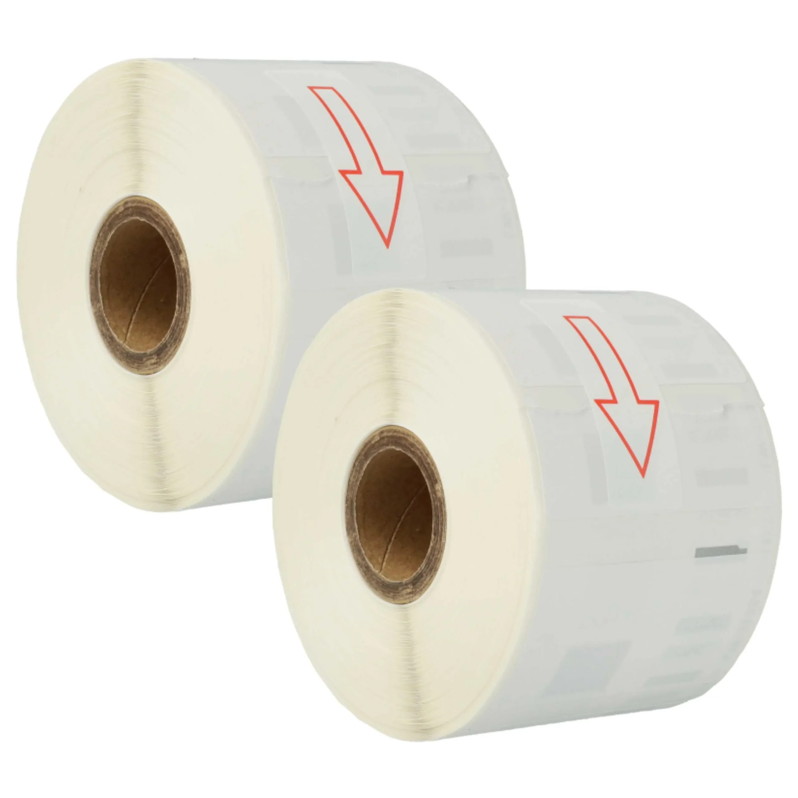 2x Étiquette remplacent Dymo 11354 pour imprimante étiqueteuse - 57mm x 32mm