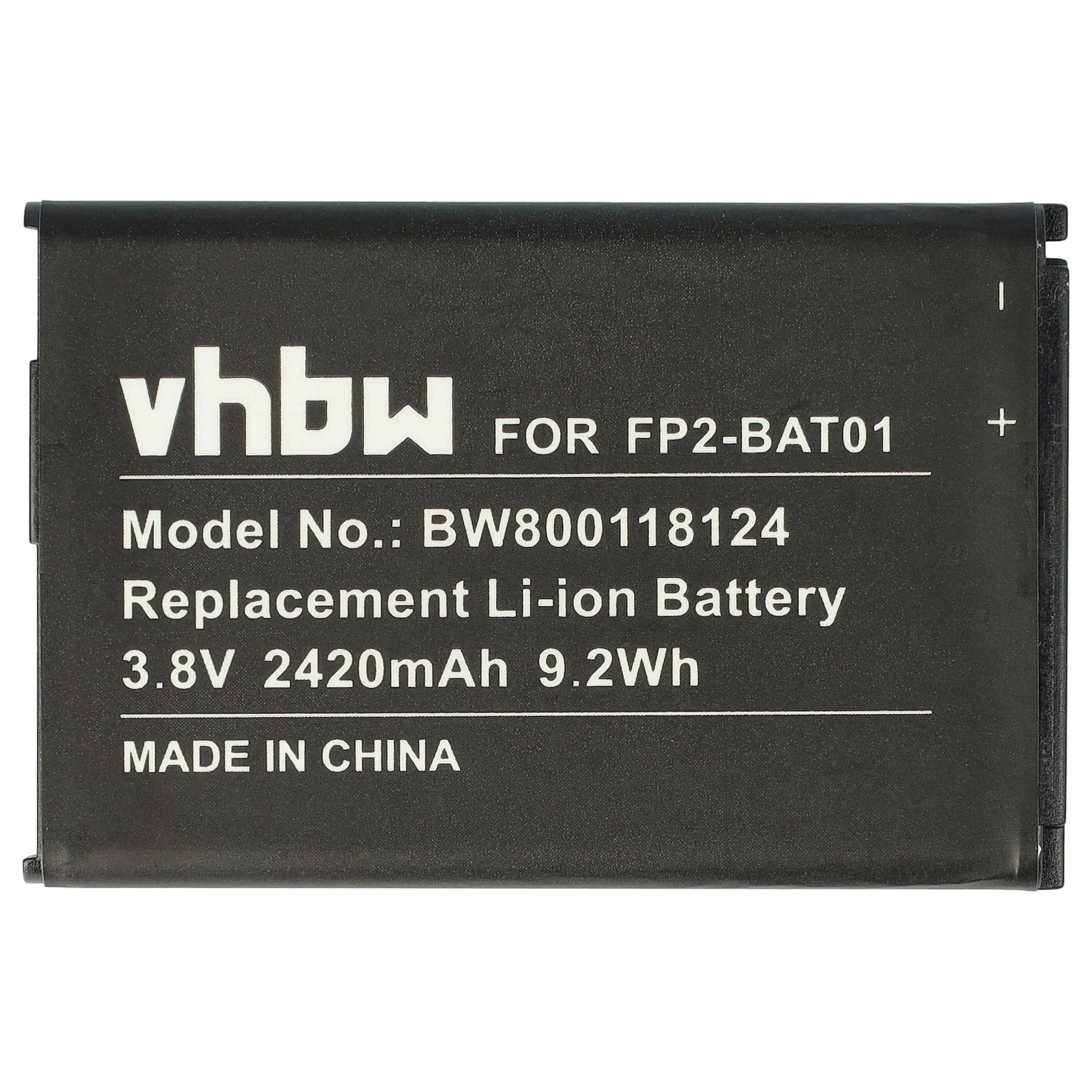 Batterie remplace Fairphone FP2-BAT01 téléphone portable Fairphone - 2420mAh 3,8V Li-ion