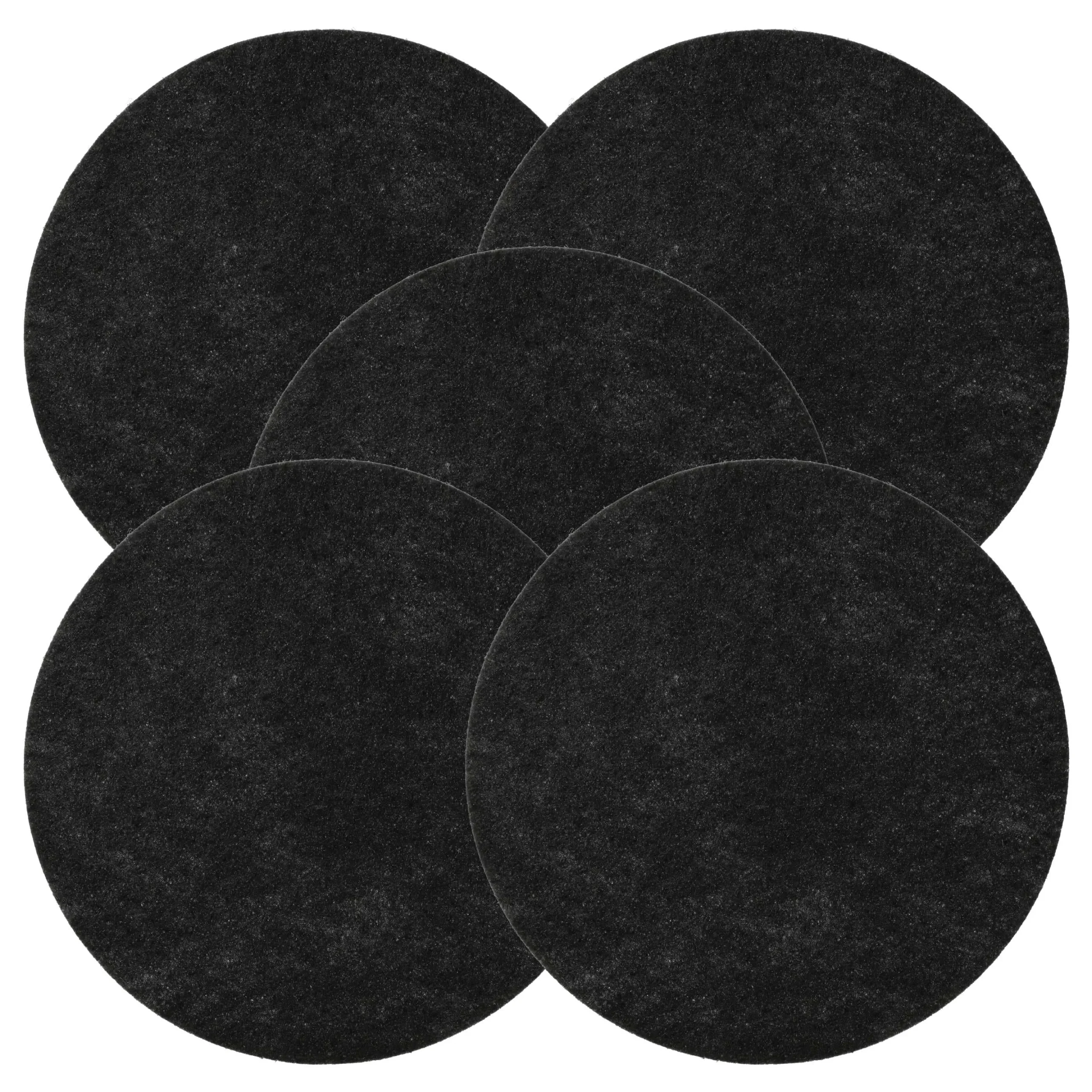 5x Filtres à charbon actif remplace DeLonghi 5512500259 pour friteuse DeLonghi - 130 mm