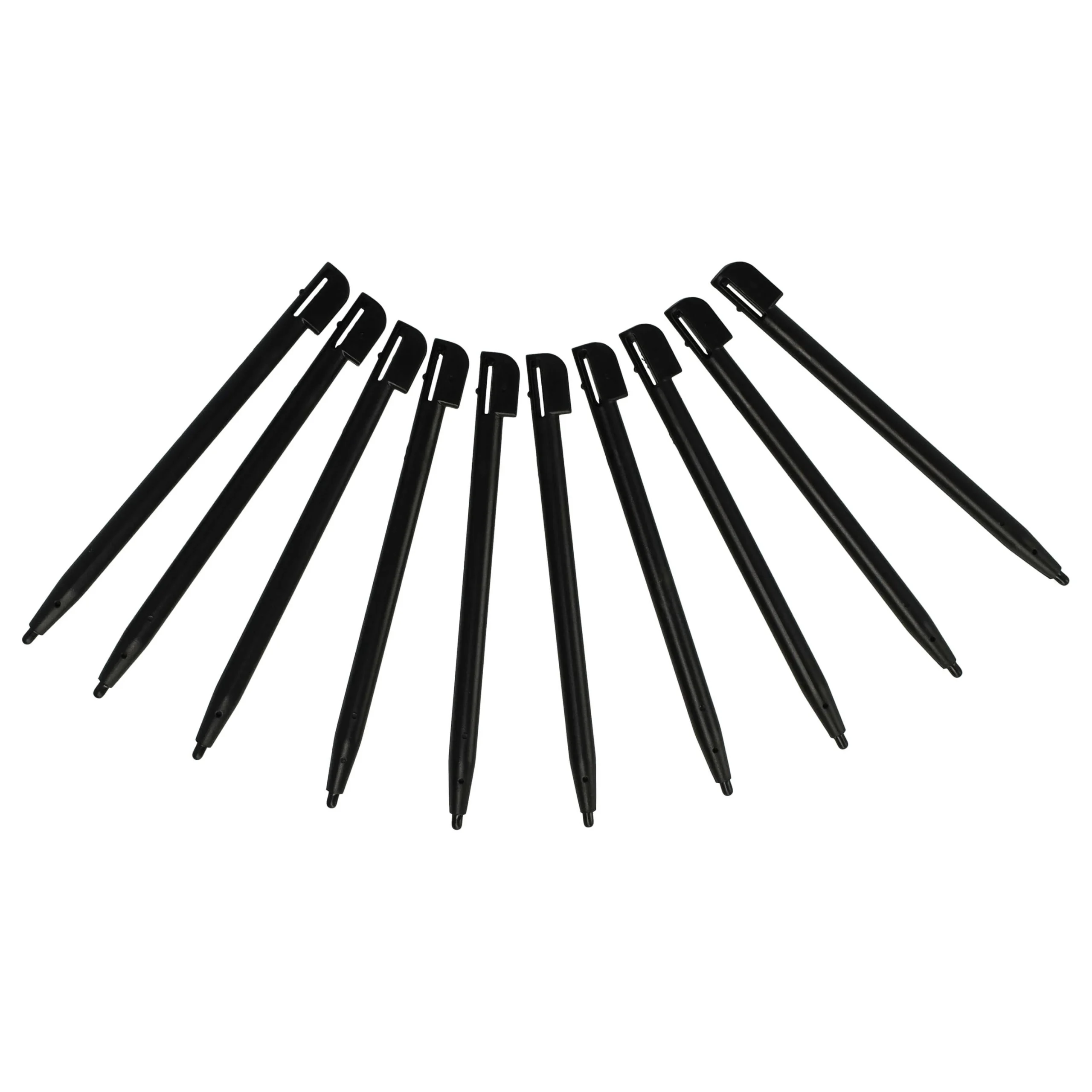 10x Stylos de saisie pour console de jeux Nintendo DSi, 2DS, DS Lite - noir