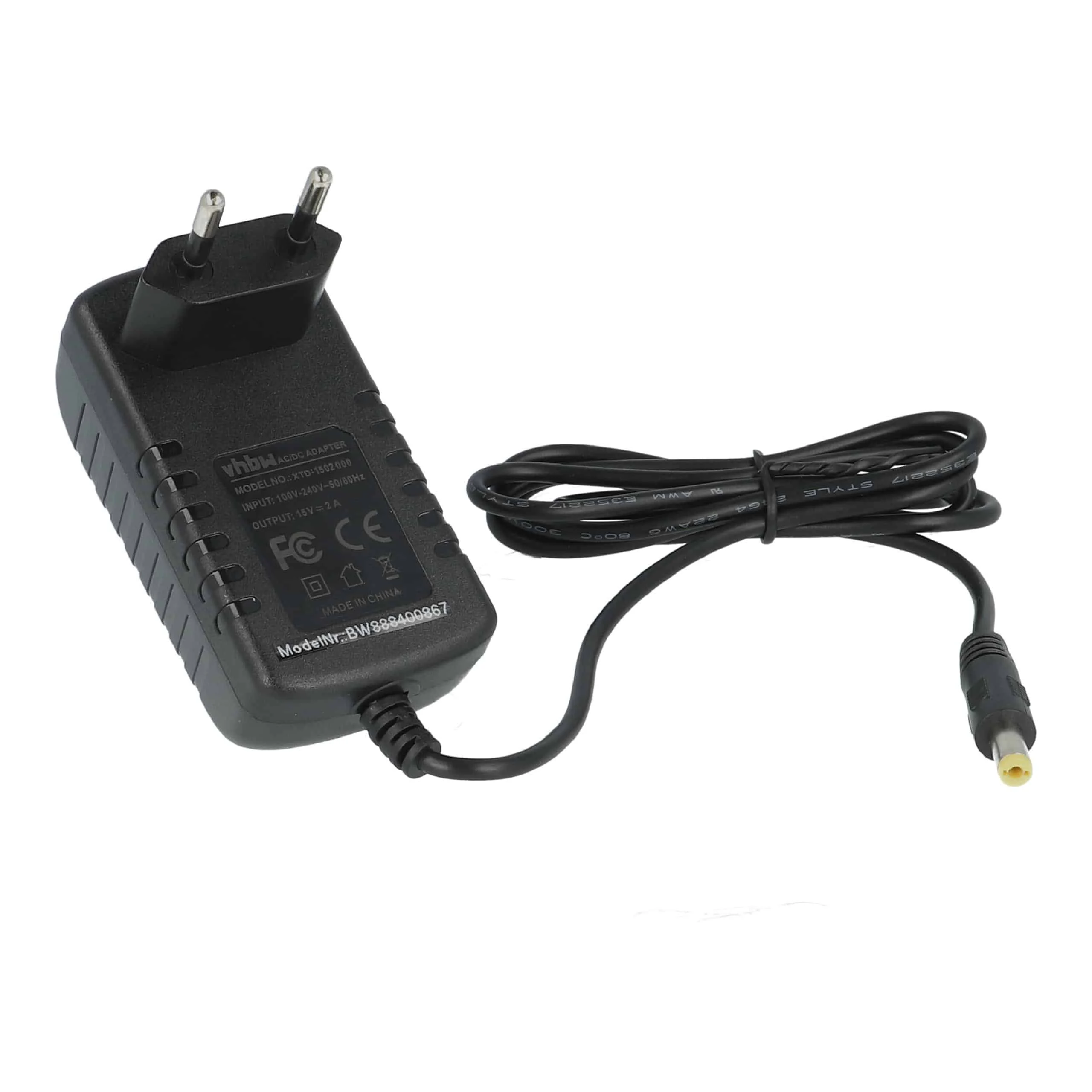 Adaptateur secteur pour haut-parleur Philips, Grundig, Yamaha, Polk, 15 V, 2.0 A