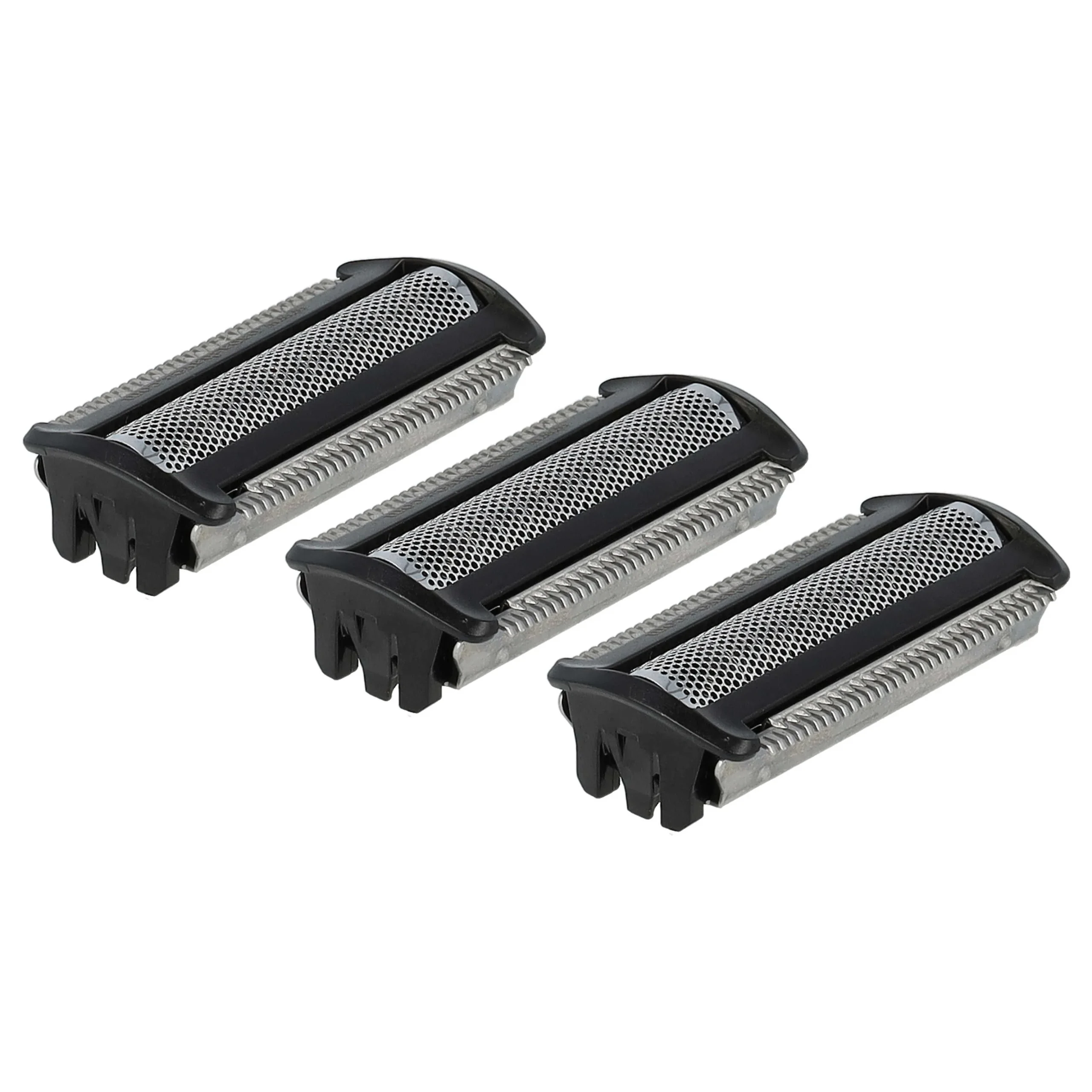 3x Têtes de rasoir remplace Philips 420303551110, HQ1072 pour rasoir électrique Philips - noir / argenté