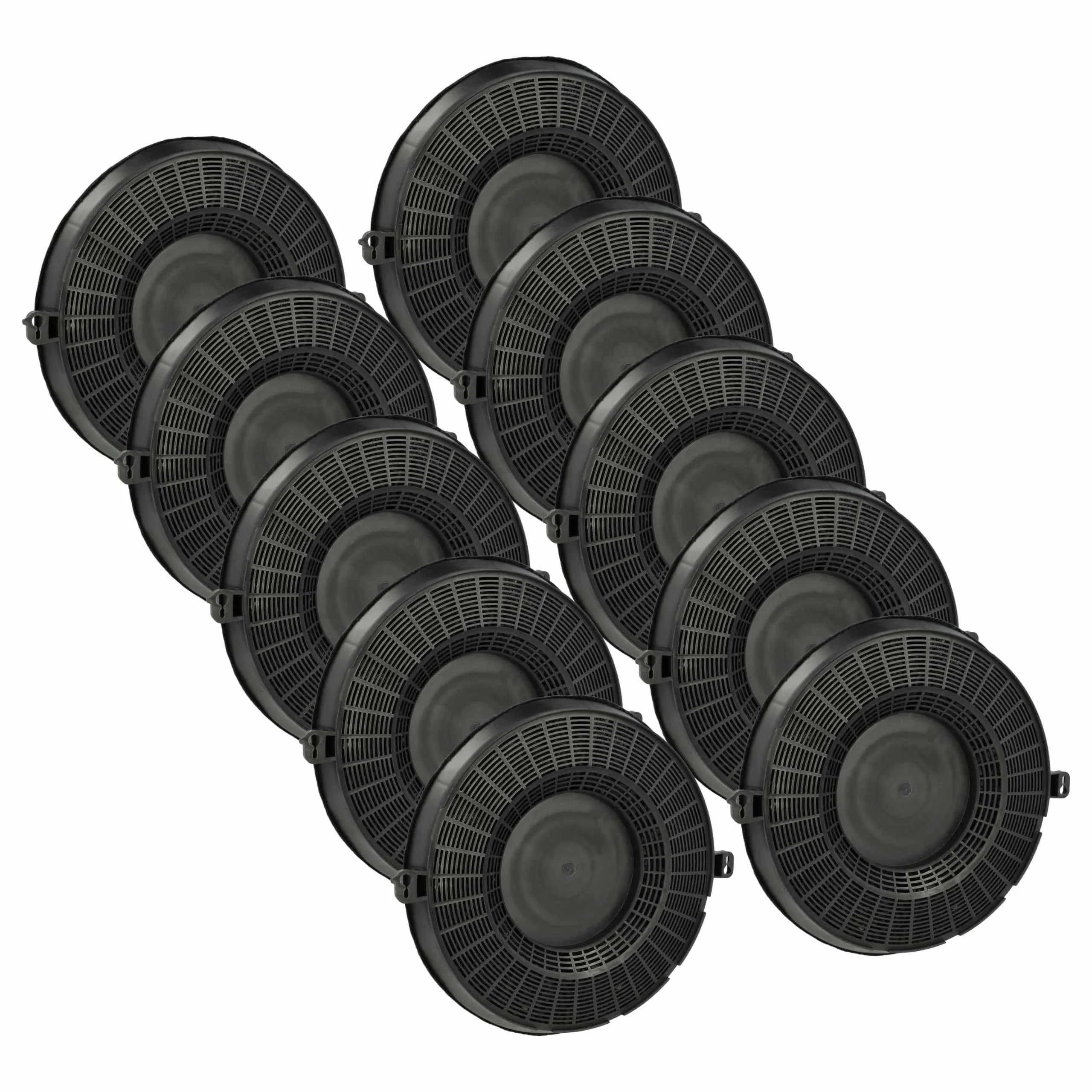 10x Filtres à charbon actif remplace AEG EHFC48, Typ 48, 9029793610 pour hotte Zanussi - Accessoires appareils ménagers