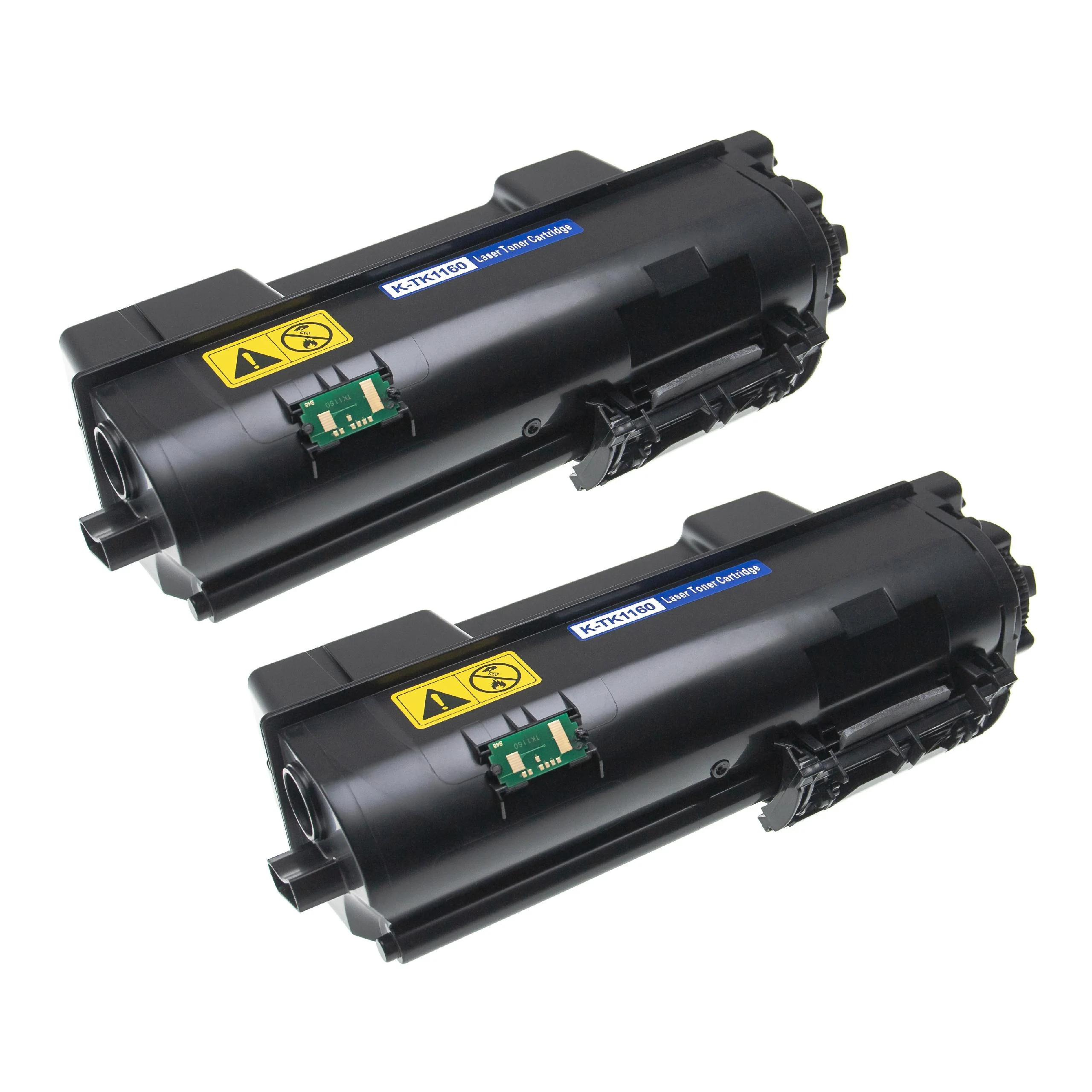 2x Cartouches de toner remplace Kyocera TK-1160 pour imprimante laser Kyocera, noir