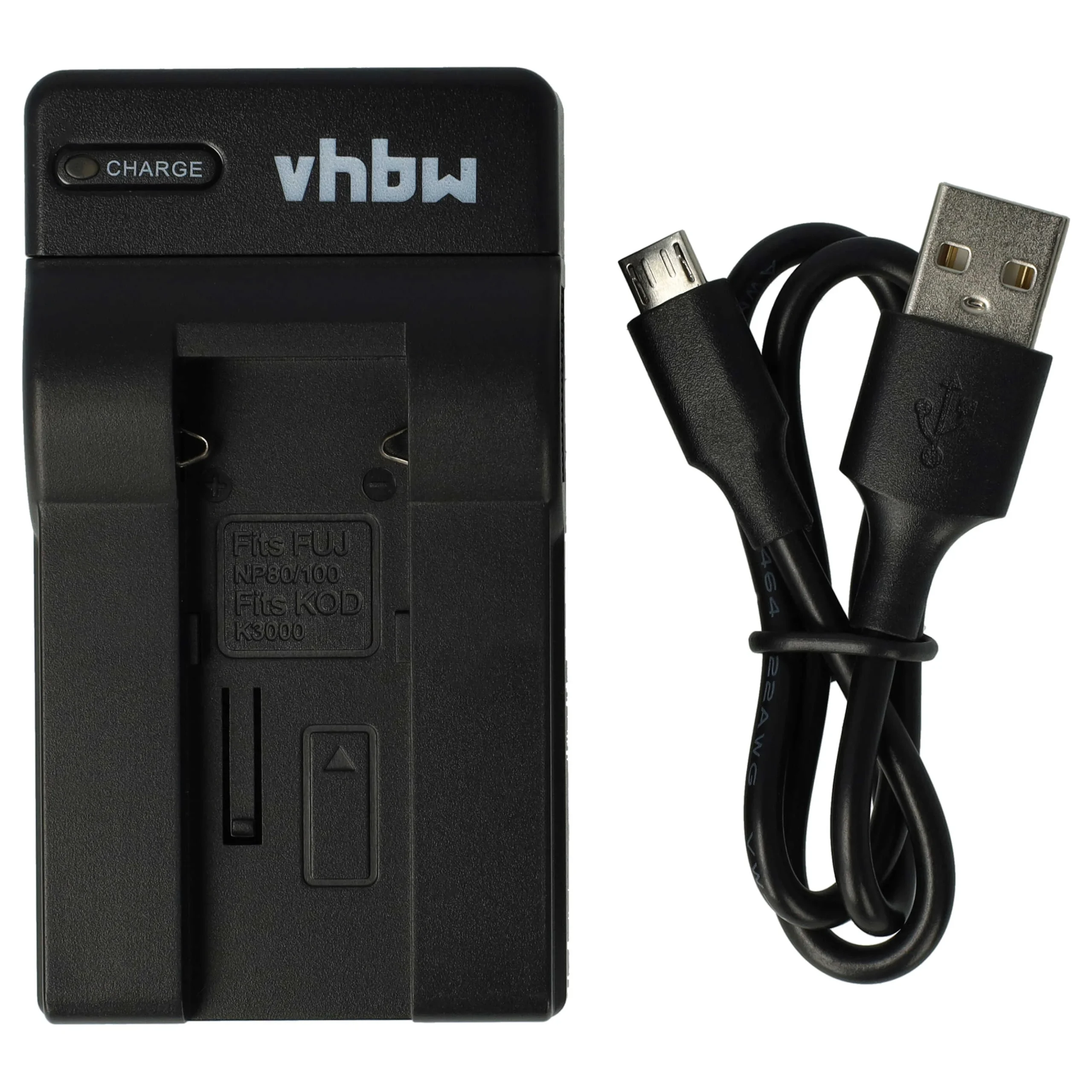 Chargeur USB-C + câble USB-C pour appareil photo Toshiba, Fujifilm, JVC, Leica - 0,5 A