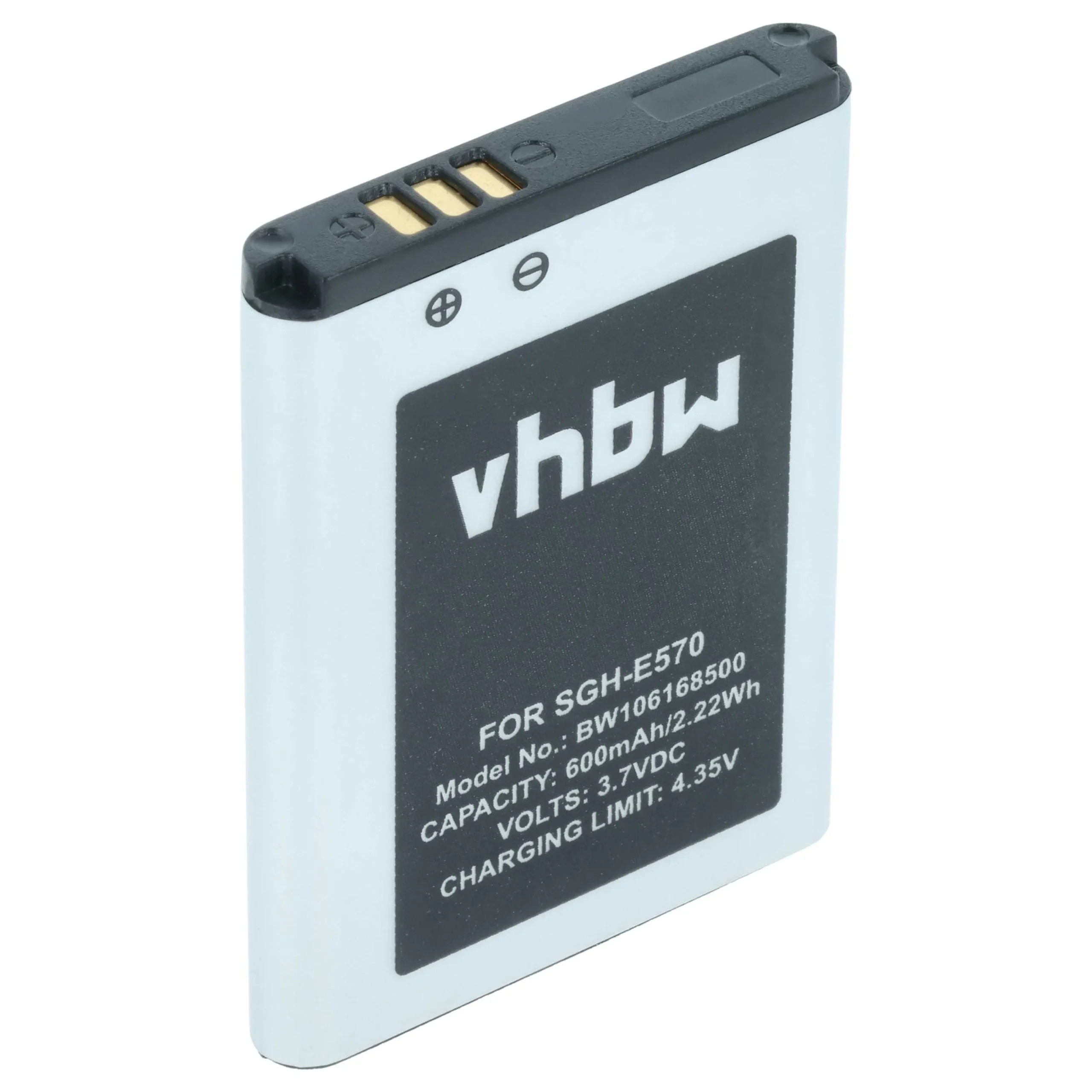 Batterie remplace Samsung AB503442BUCSTD, AB503442BE téléphone portable Samsung - 600mAh 3,7V Li-ion