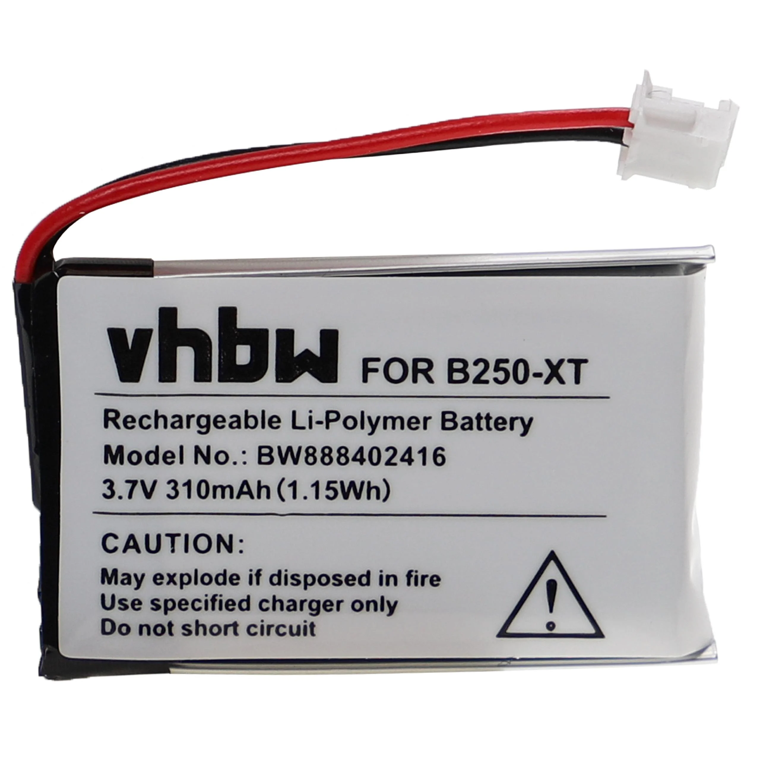 Batterie remplace AT&T 80-7428-01-00, 80-7927-00-00, 89-1343-00-00 casque audio AT&T - 310mAh 3,7V Li-polymère