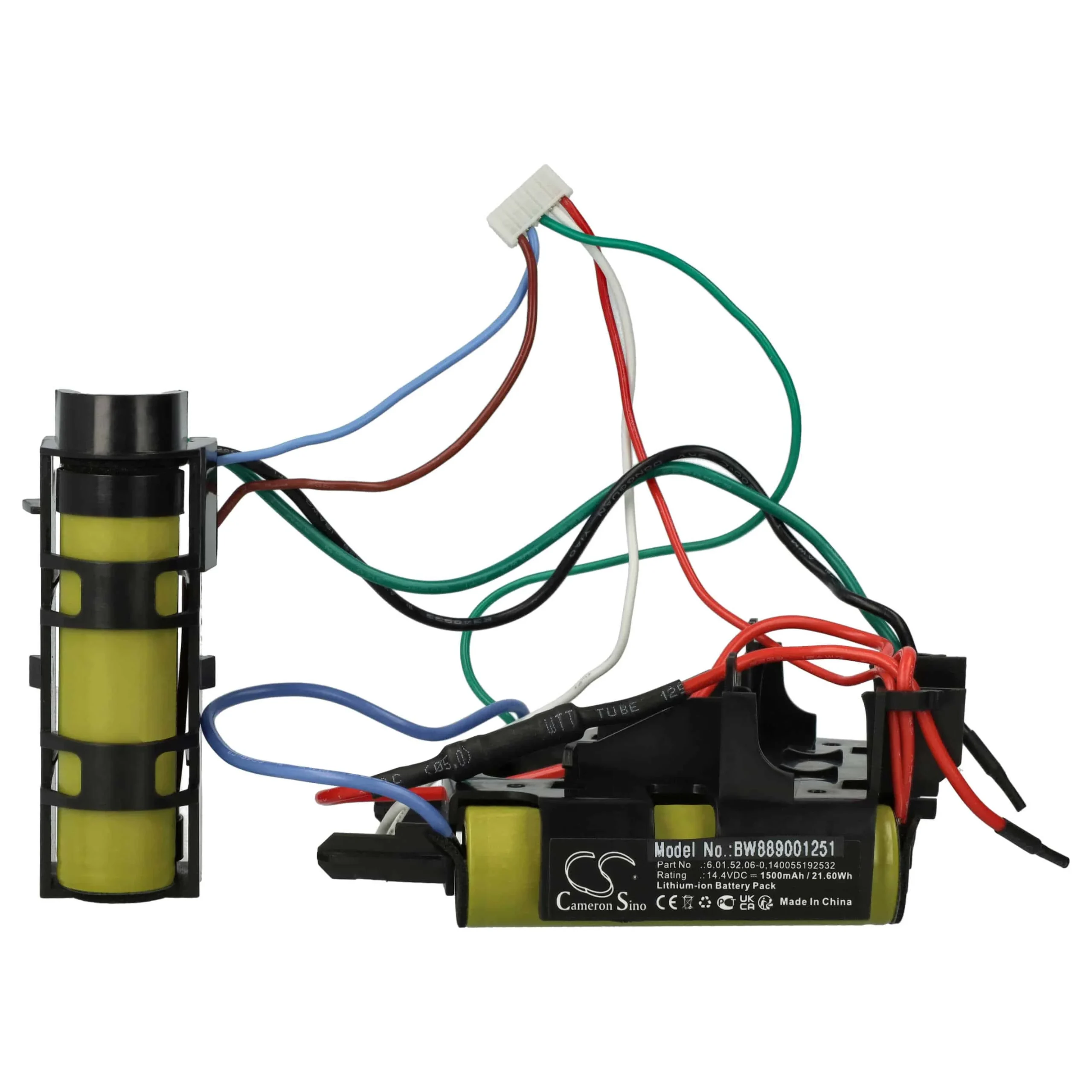 Batterie remplace AEG 140026702013, 140055192532 pour aspirateur Electrolux - 1500mAh 14,4V Li-ion