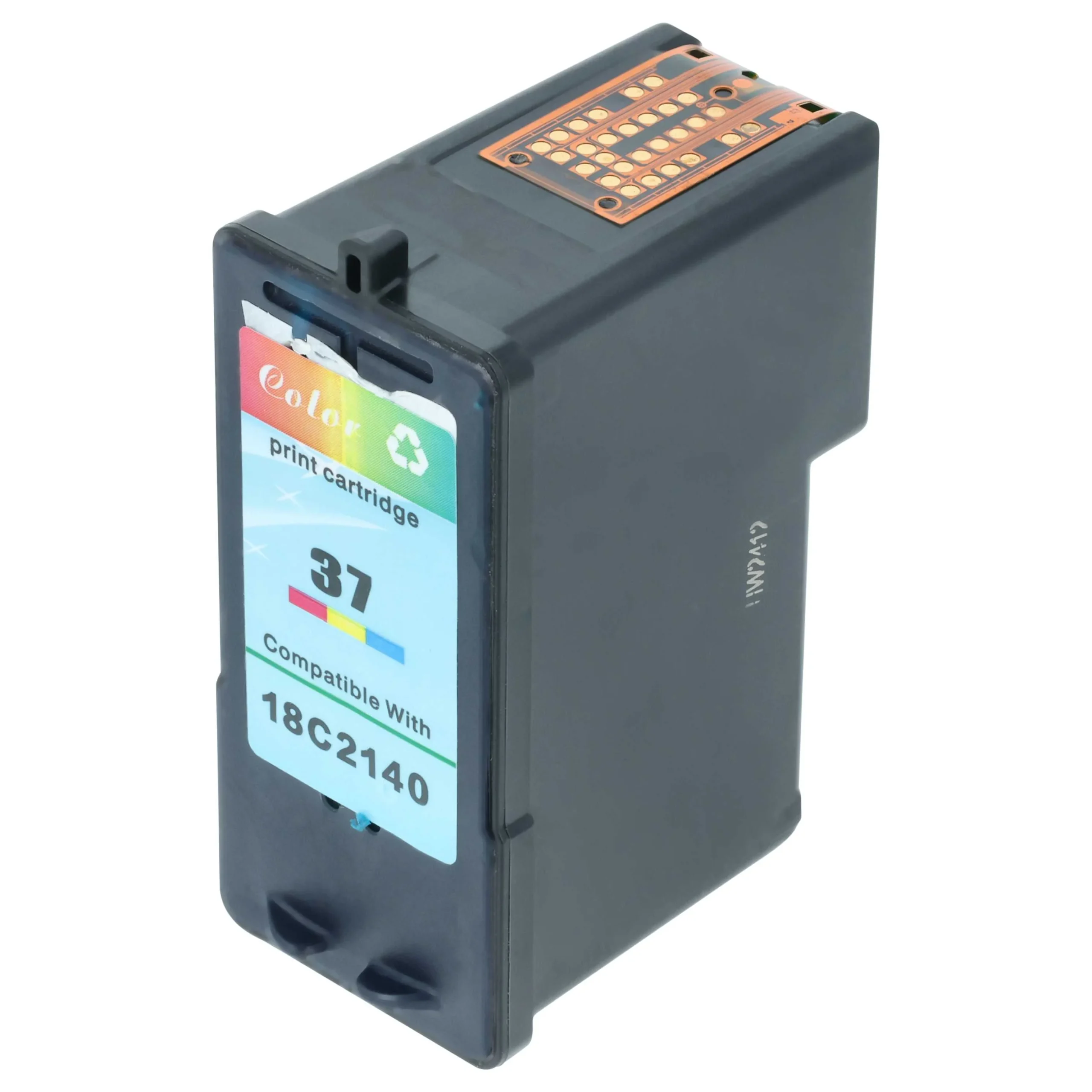 Cartouche remplace Lexmark 18C2180E, 37 pour imprimante Lexmark - Cyan/Magenta/Yellow remanufacturée 18ml