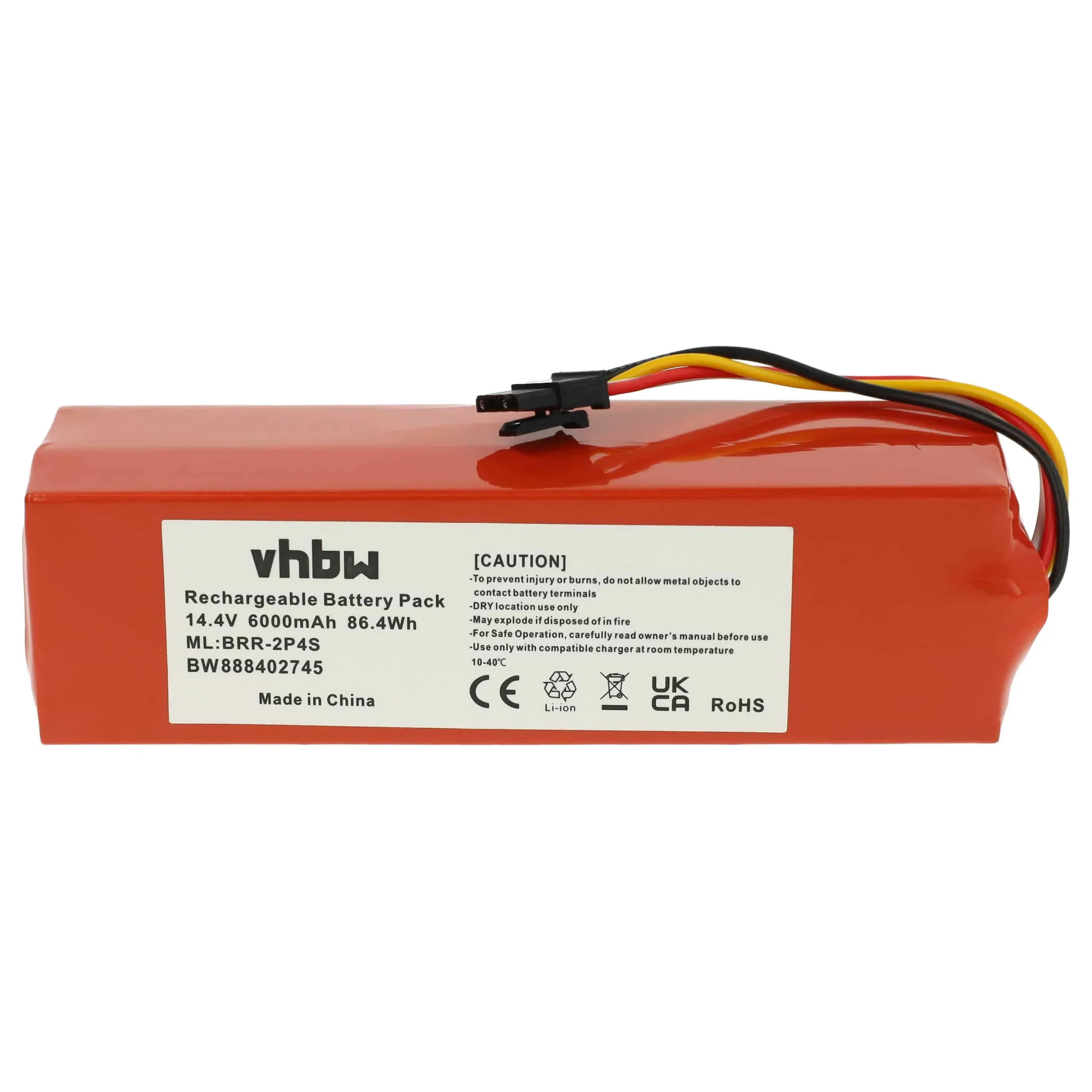 Batterie remplace Xiaomi 400-900-1755 Ruby_S pour robot aspirateur Dreame - 6000mAh 14,4V Li-ion