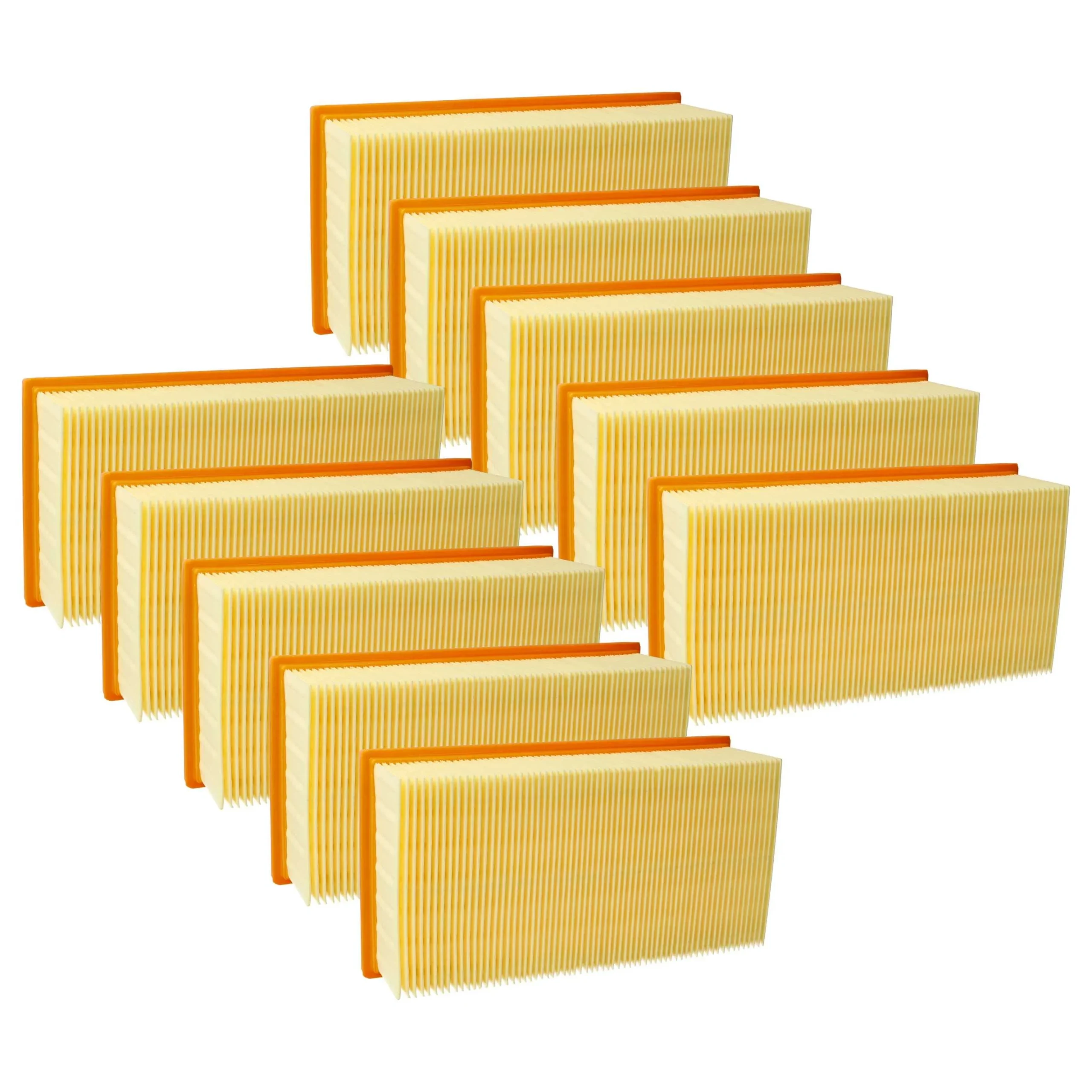 10x Filtre remplace Festool 452923, 500558 pour aspirateur - filtre à plis plats