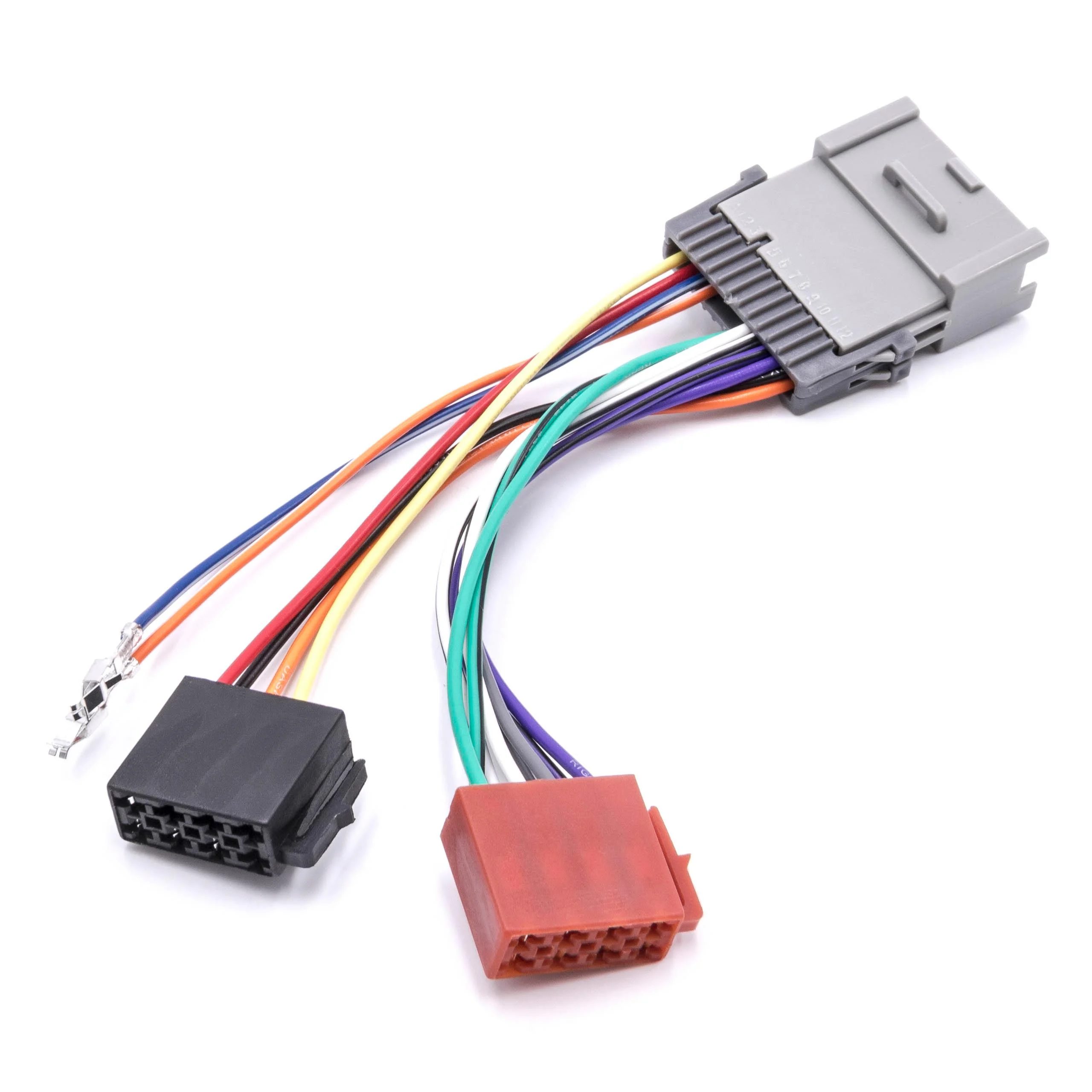 Adaptateur ISO pour autoradio Chevrolet, Buick, GMC, Hummer - fiche ISO 10487