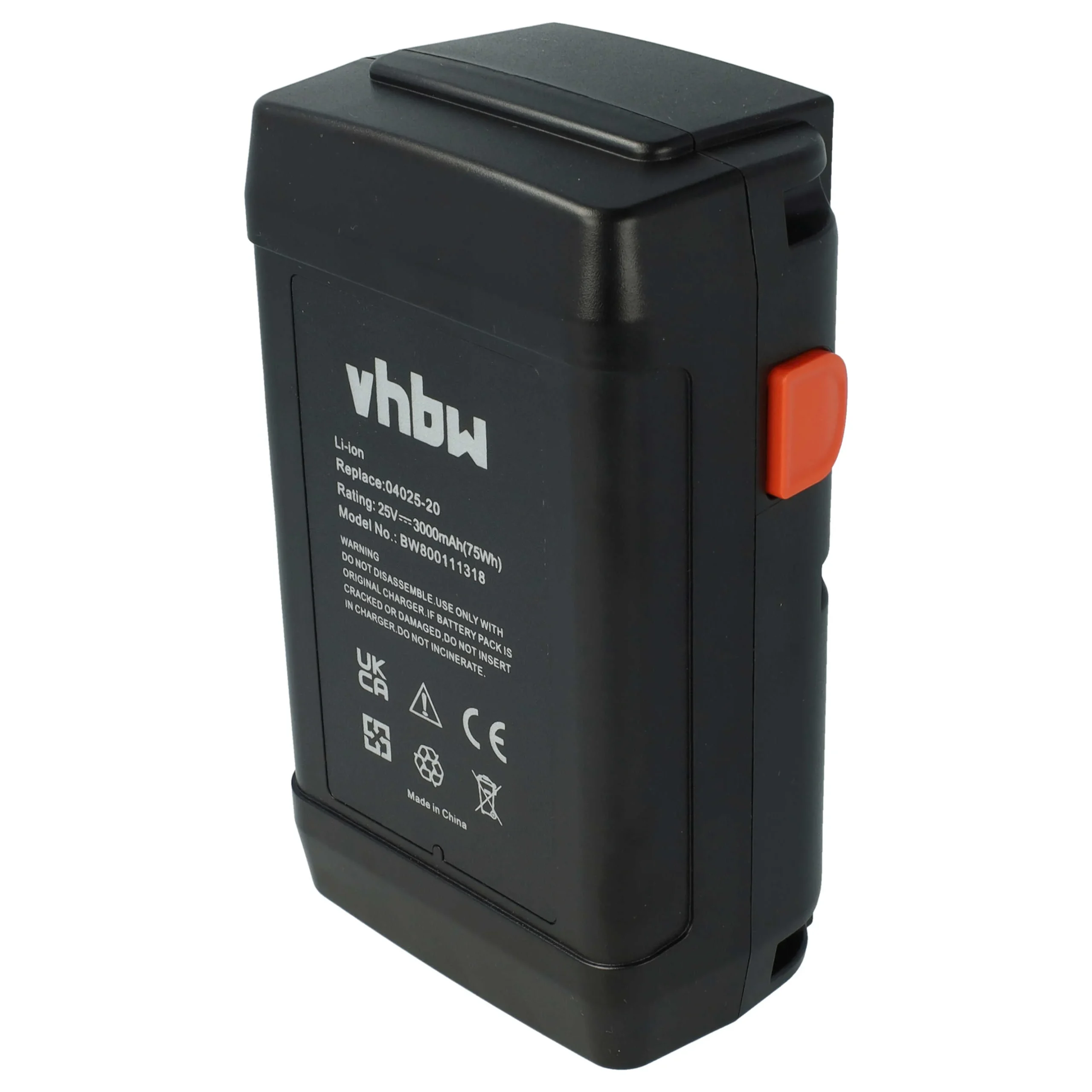 Batterie remplace Gardena 8838, 8838U, 04025-20, 8838-20, 4025 pour outil de jardinage - 3000mAh 25V Li-ion