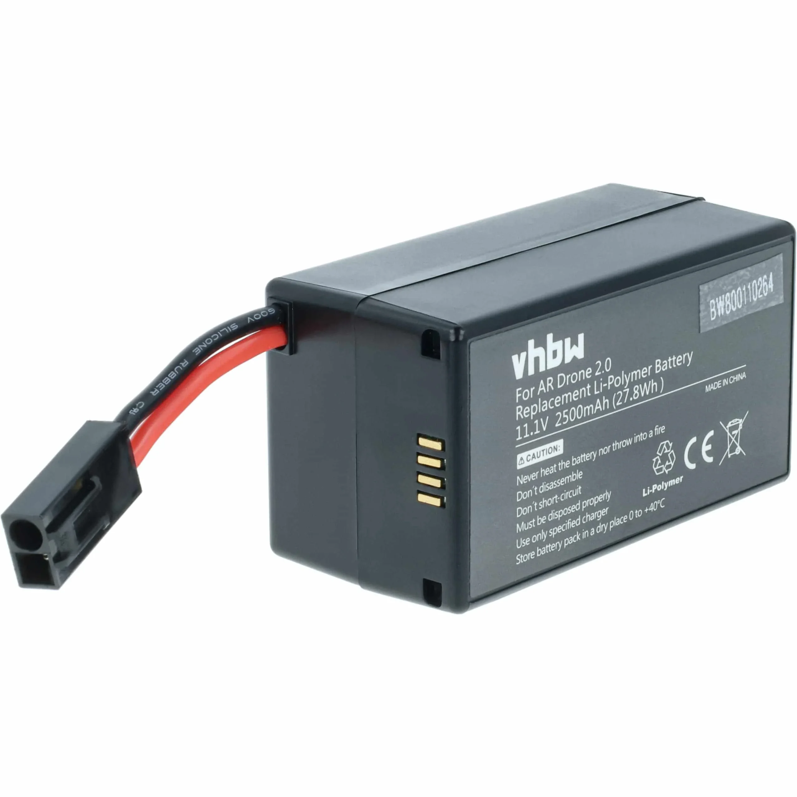 Batterie remplace PF070056 pour drone Parrot- 2500mAh 11,1V Li-polymère