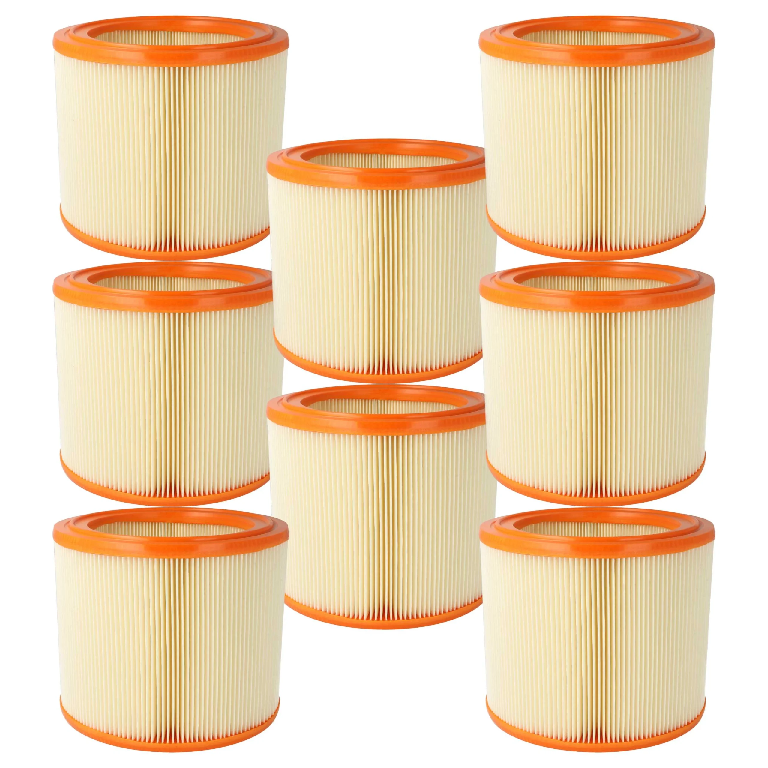 8x Filtre remplace ALTO/WAP/Nilfisk 60077 pour aspirateur - filtre à lamelles