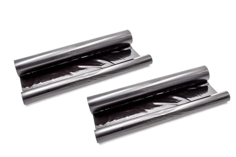 2x Rubans thermiques remplace Panasonic KX-FA136A, KX-FA136, KX-FA136X, KX-FA136E pour imprimante fax - 50 m