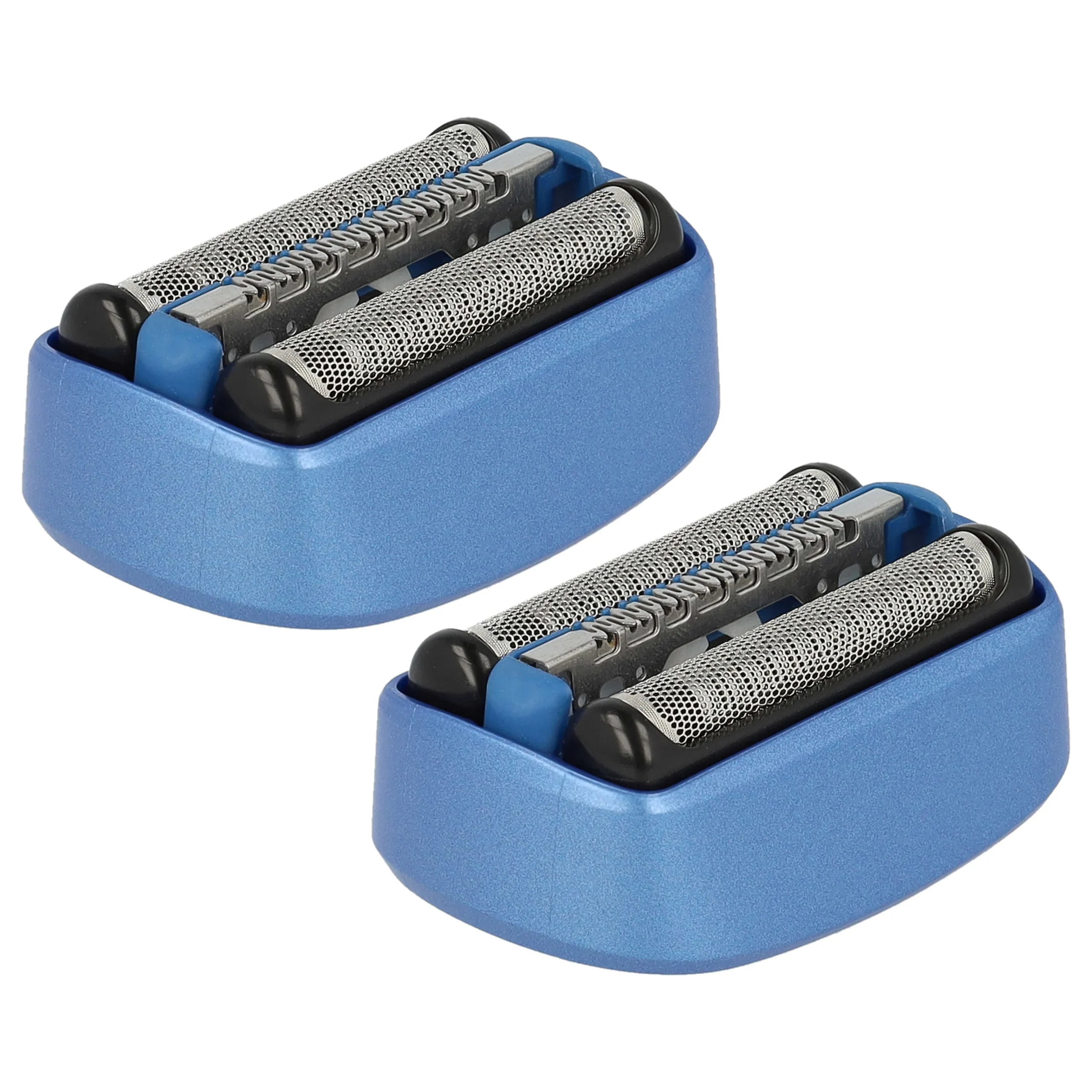 2x Têtes de rasoir remplace Braun 40B pour rasoir électrique Braun - noir / bleu