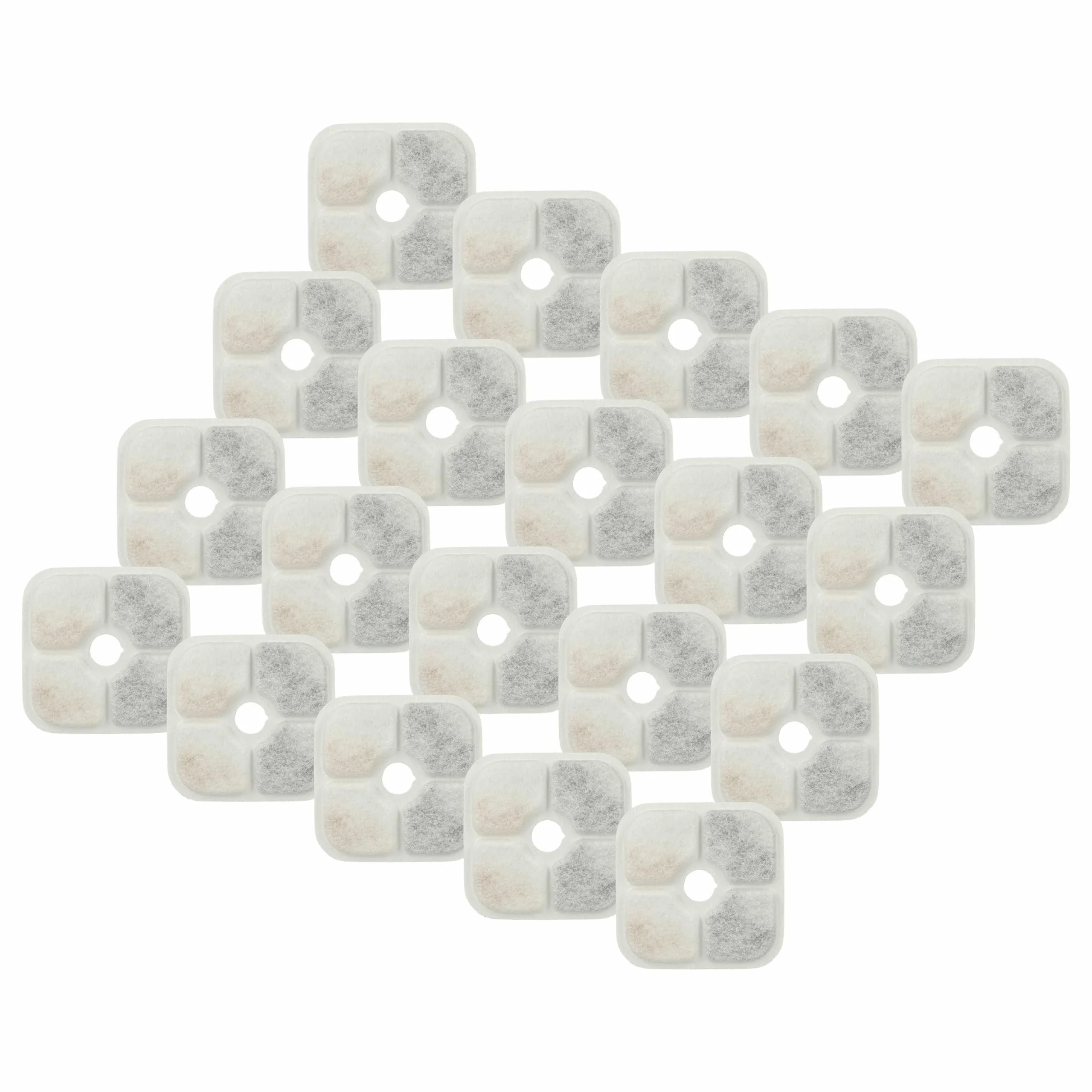 20x Filtre remplace Catit PIXI 43721, 43722 pour fontaine à eau Catit - Filtre à eau