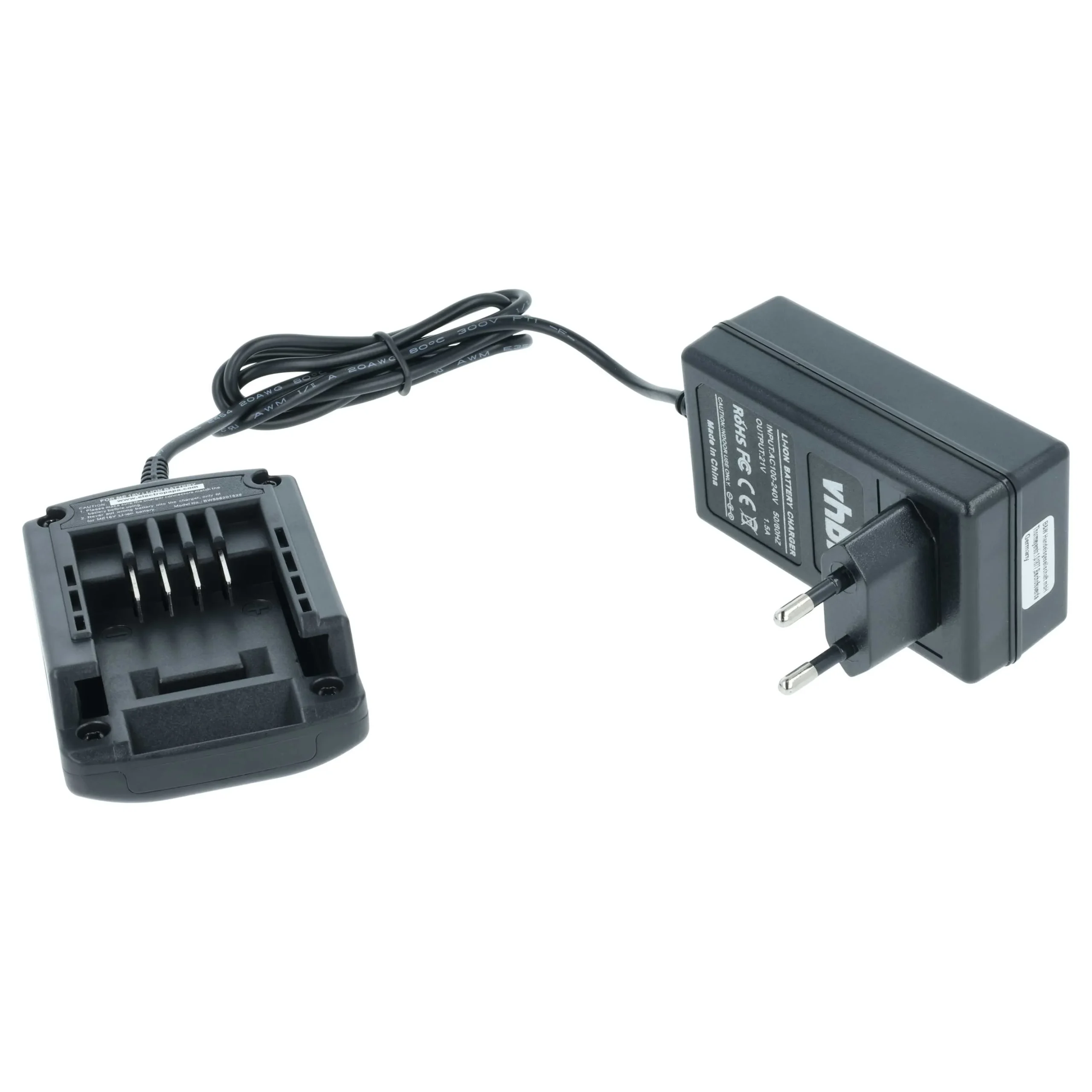 Chargeur remplace Worx WA3880, WA3765, WA3869, WA3760 pour batterie d'outil électrique DeltaFox - Li-ion, 1,5A