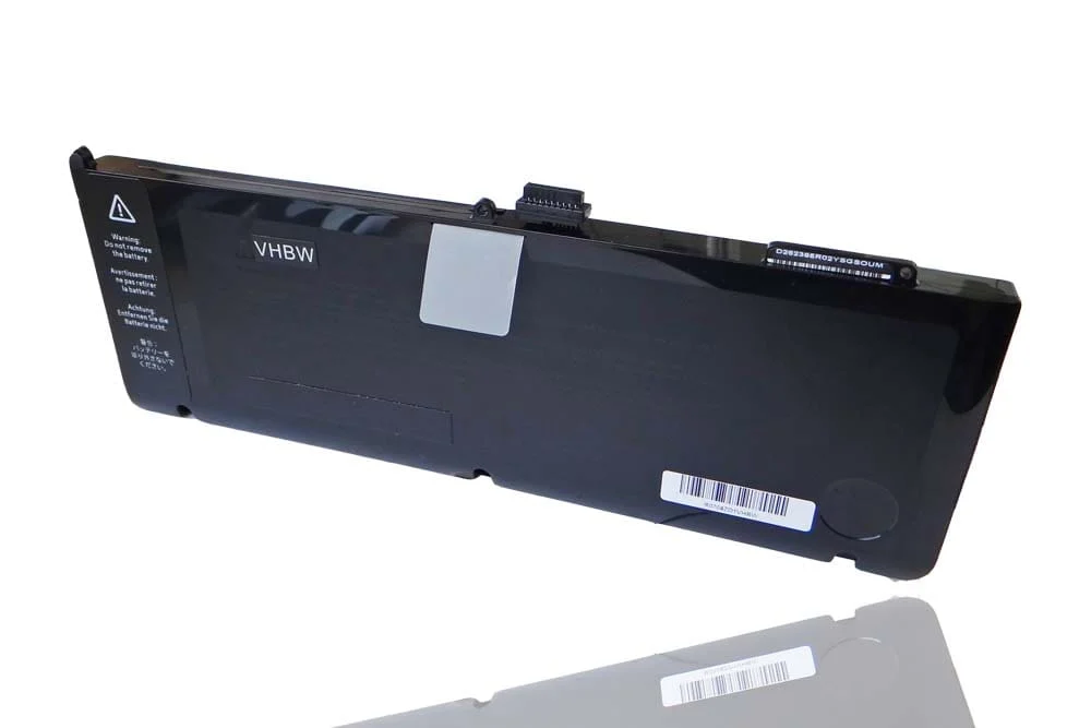 Batterie remplace Apple 020-6380-A, 661-5211 pour ordinateur portable Apple- 7200mAh 10,95V Li-polymère, noir
