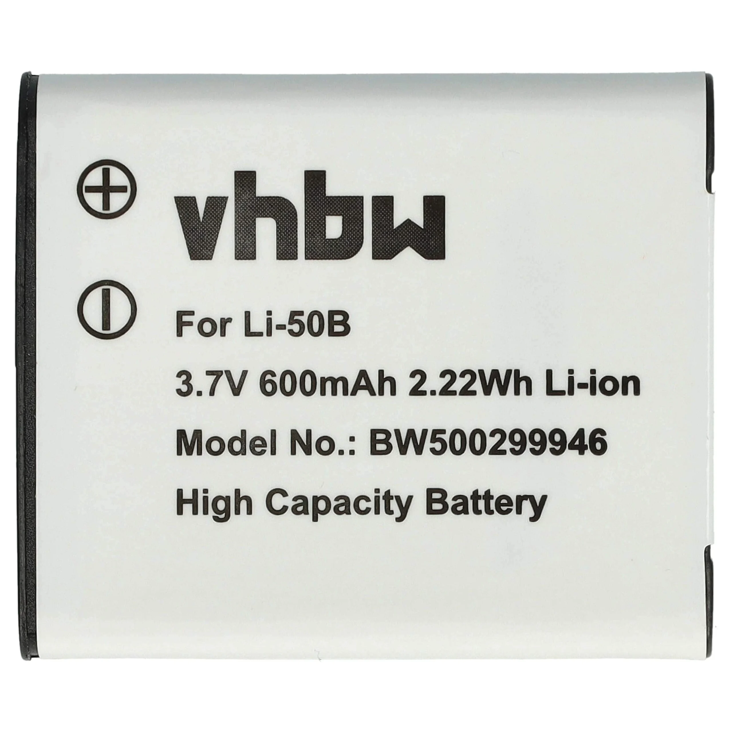 Batterie remplace Casio NP-10, NP-150 pour appareil photo GE- 600mAh 3,7V Li-ion