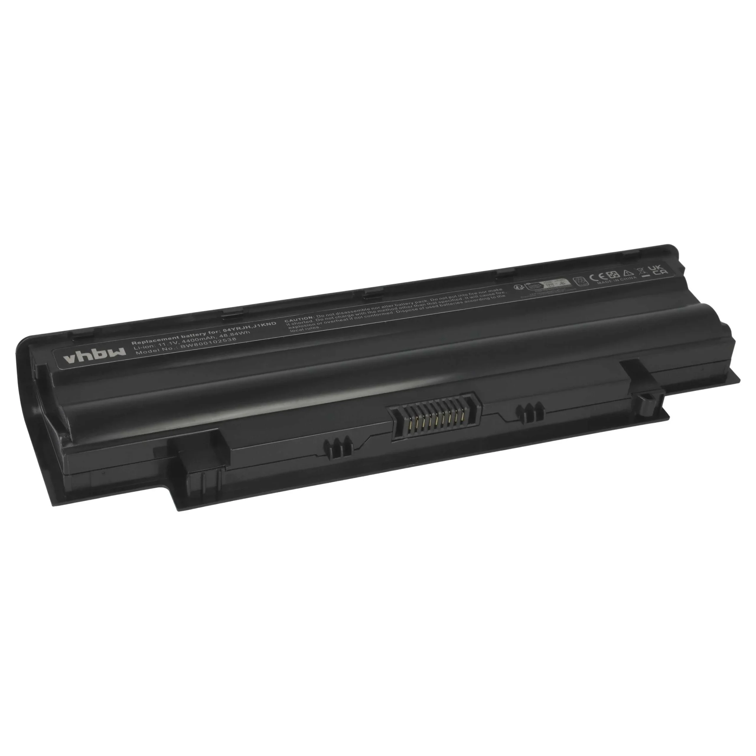 Batterie remplace Dell 04YRJH, 06P6PN, 0383CW pour ordinateur portable Dell- 4400mAh 11,1V Li-ion, noir