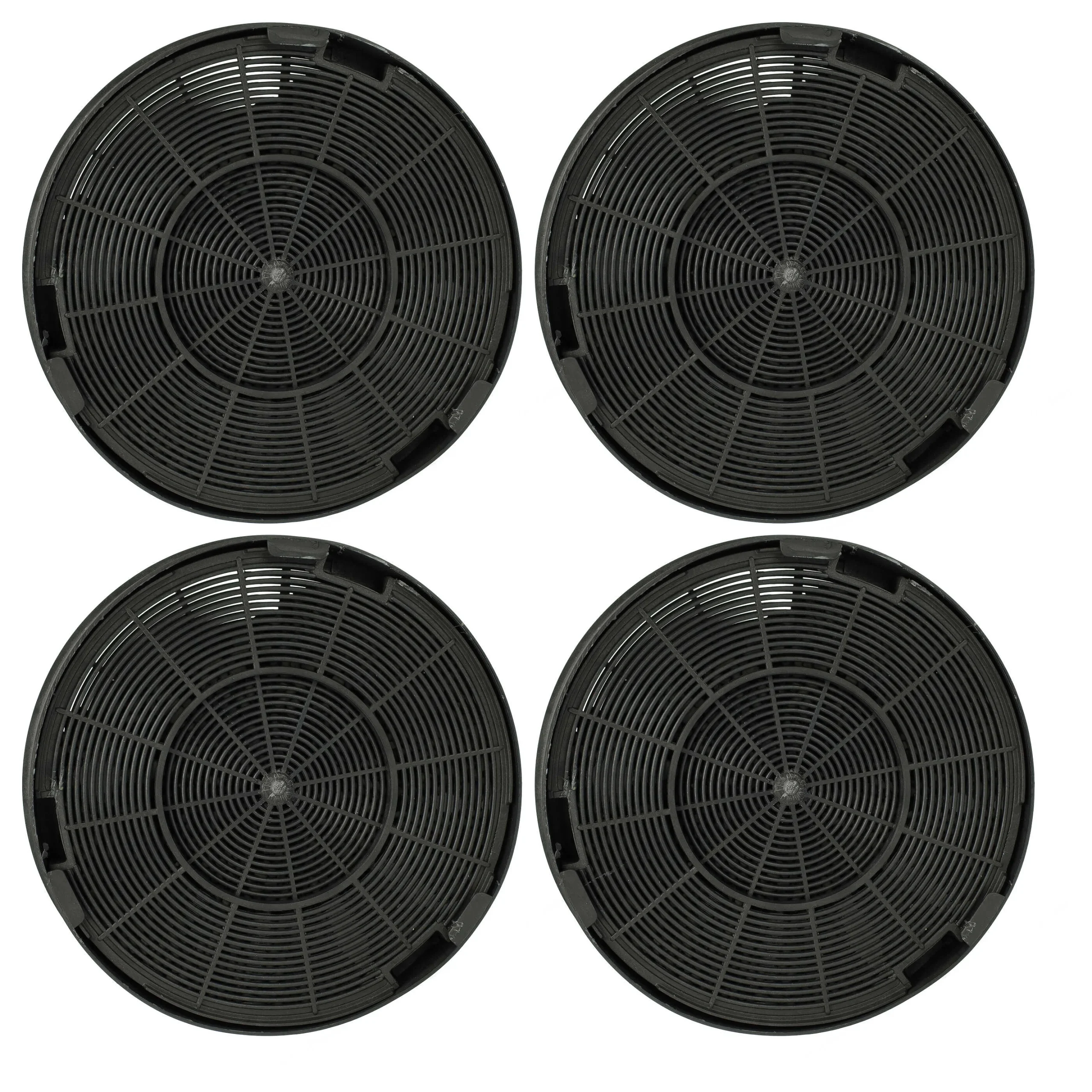 4x Filtres à charbon actif remplace AEG EHFC62, EFF62 pour hotte Bosch - Accessoires appareils ménagers