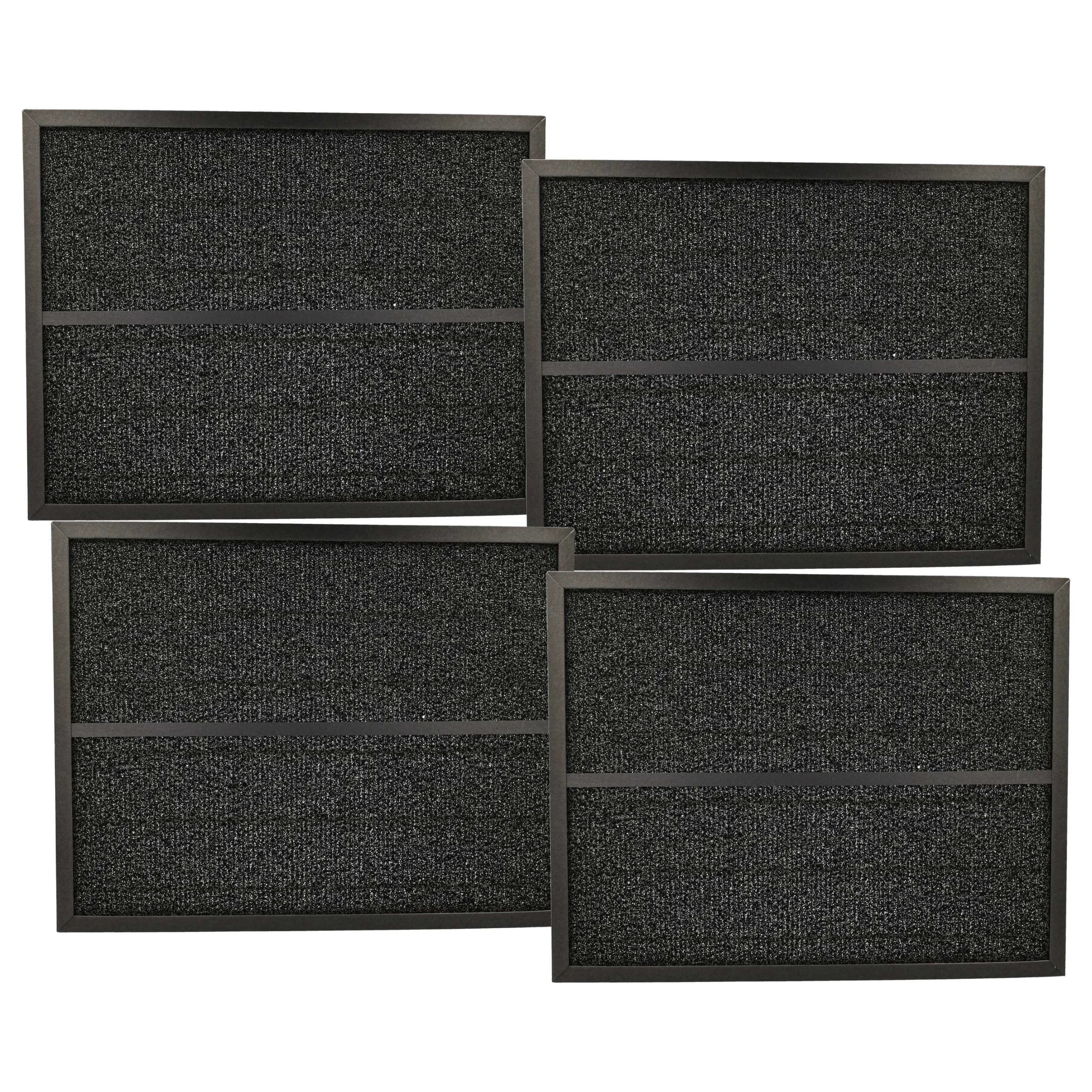 4x Filtre remplace DeLonghi 5513710001 pour purificateur DeLonghi - charbon actif + mousse