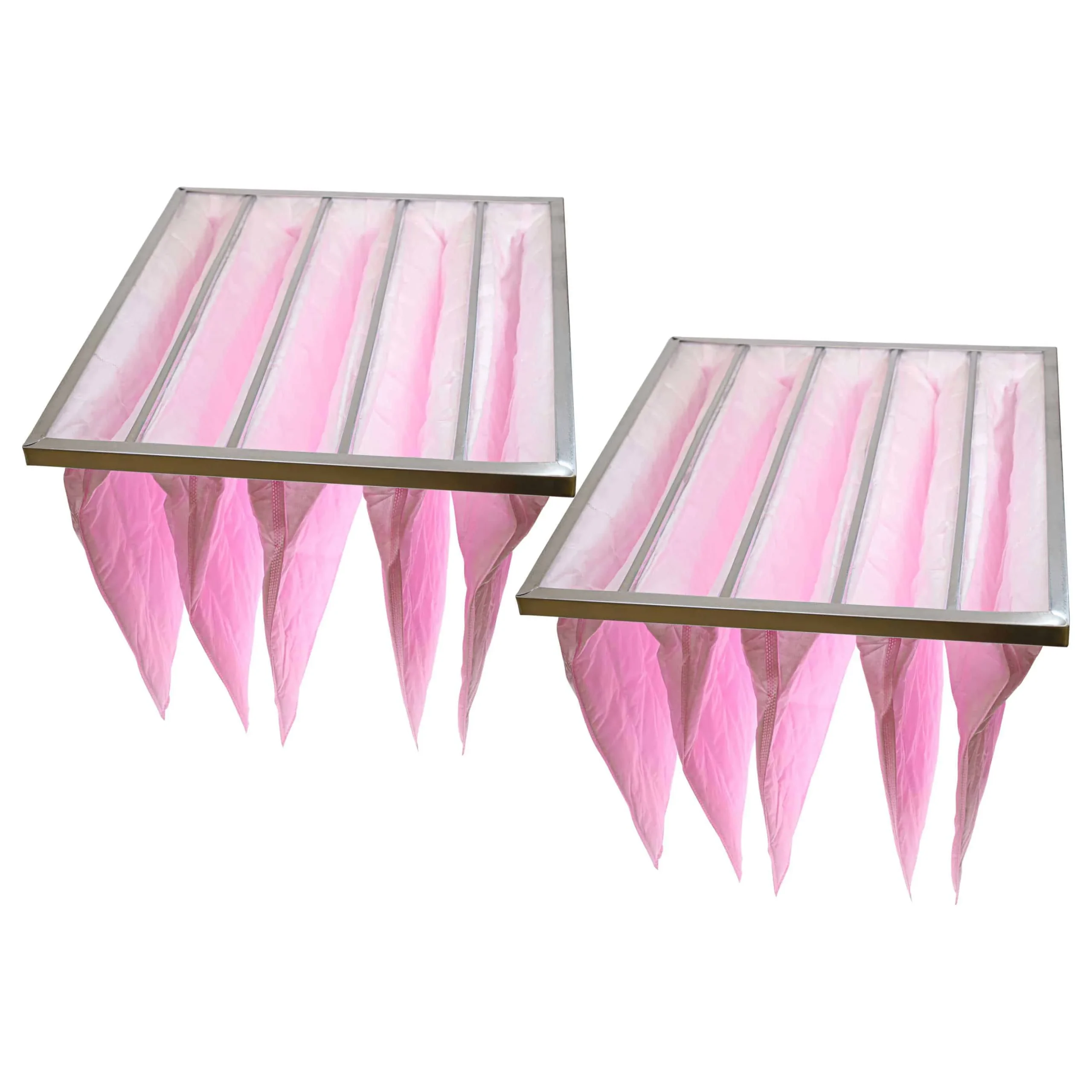 2x Filtres à poches F7 pour climatiseur, système d'aération - 59,5 x 49 x 5,1 cm