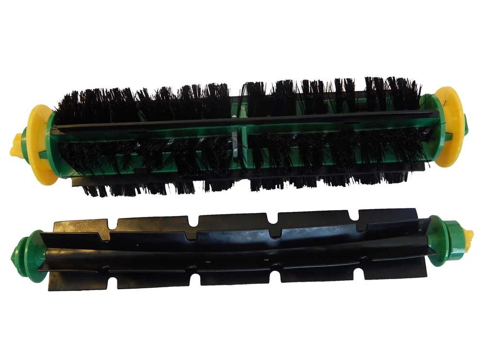 2x Brosses rondes pour aspirateur robot iRobot Roomba 564, 565, 570, 580 - brosse à lamelles, brosse rotative