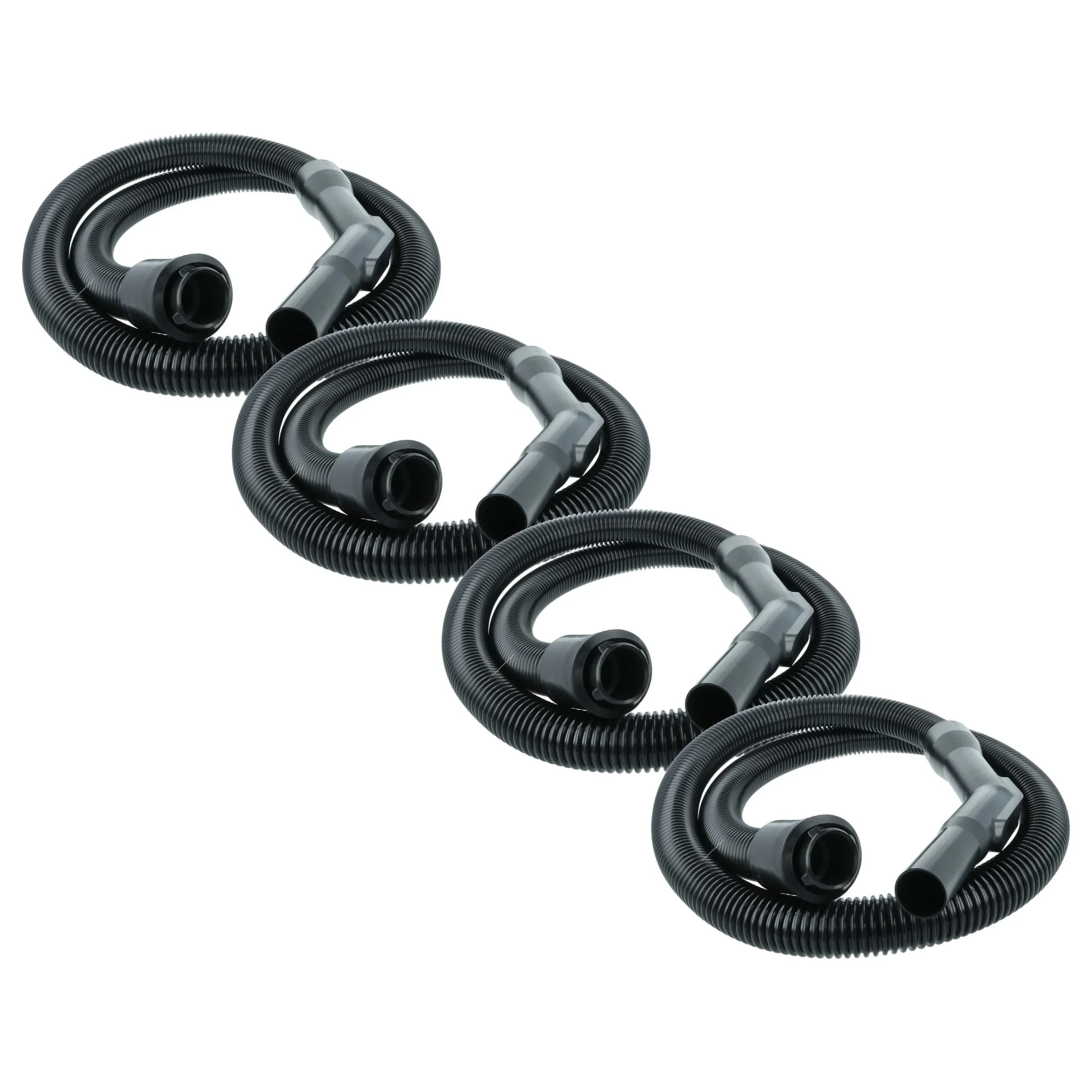 4x Tuyau flexible pour aspirateur Electrolux, Nilfisk 520, 2,13m, ⌀ 32mm - Accessoires pour aspirateur