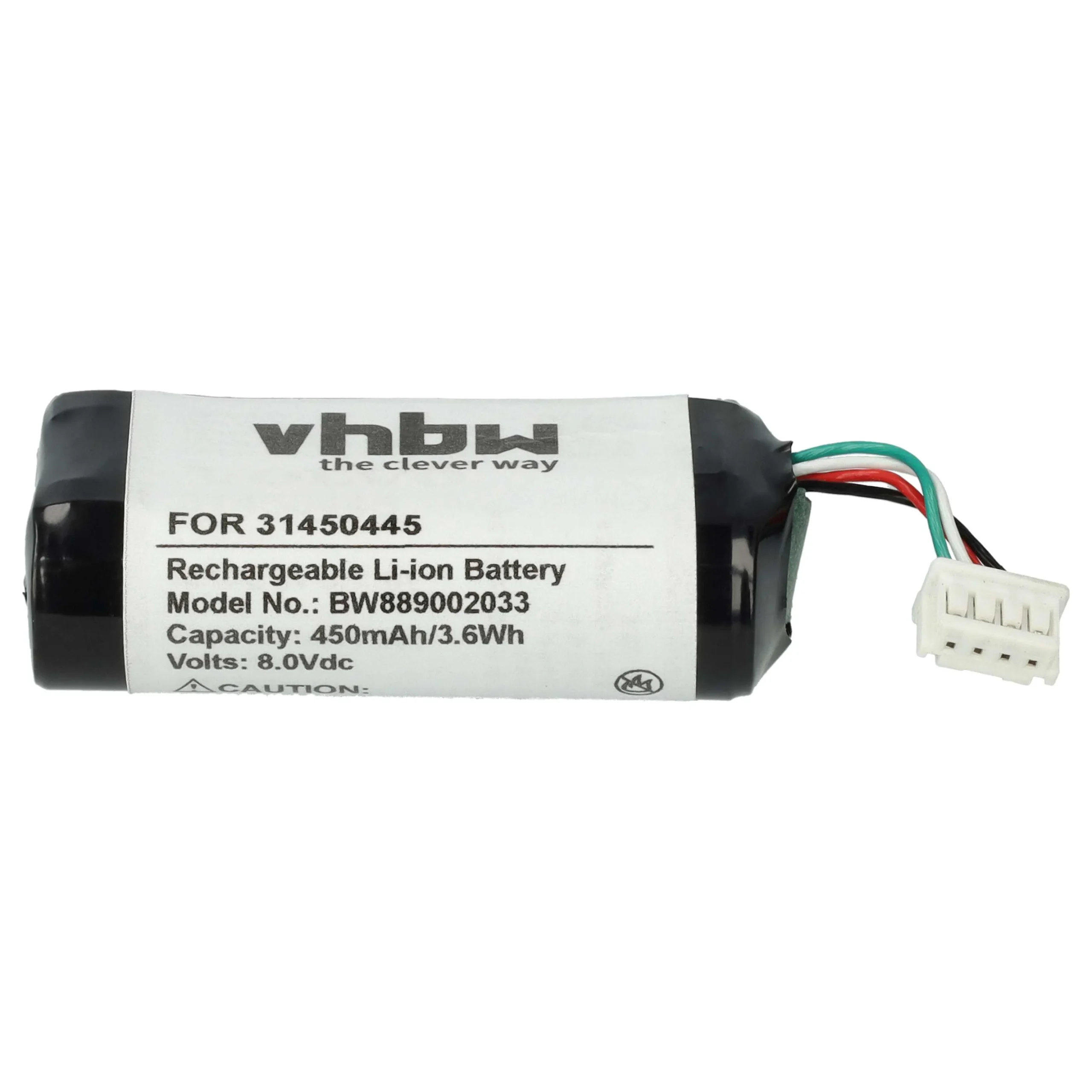 Batterie remplace Volvo 31450445 ordinateur de bord - 450mAh 8V Li-ion