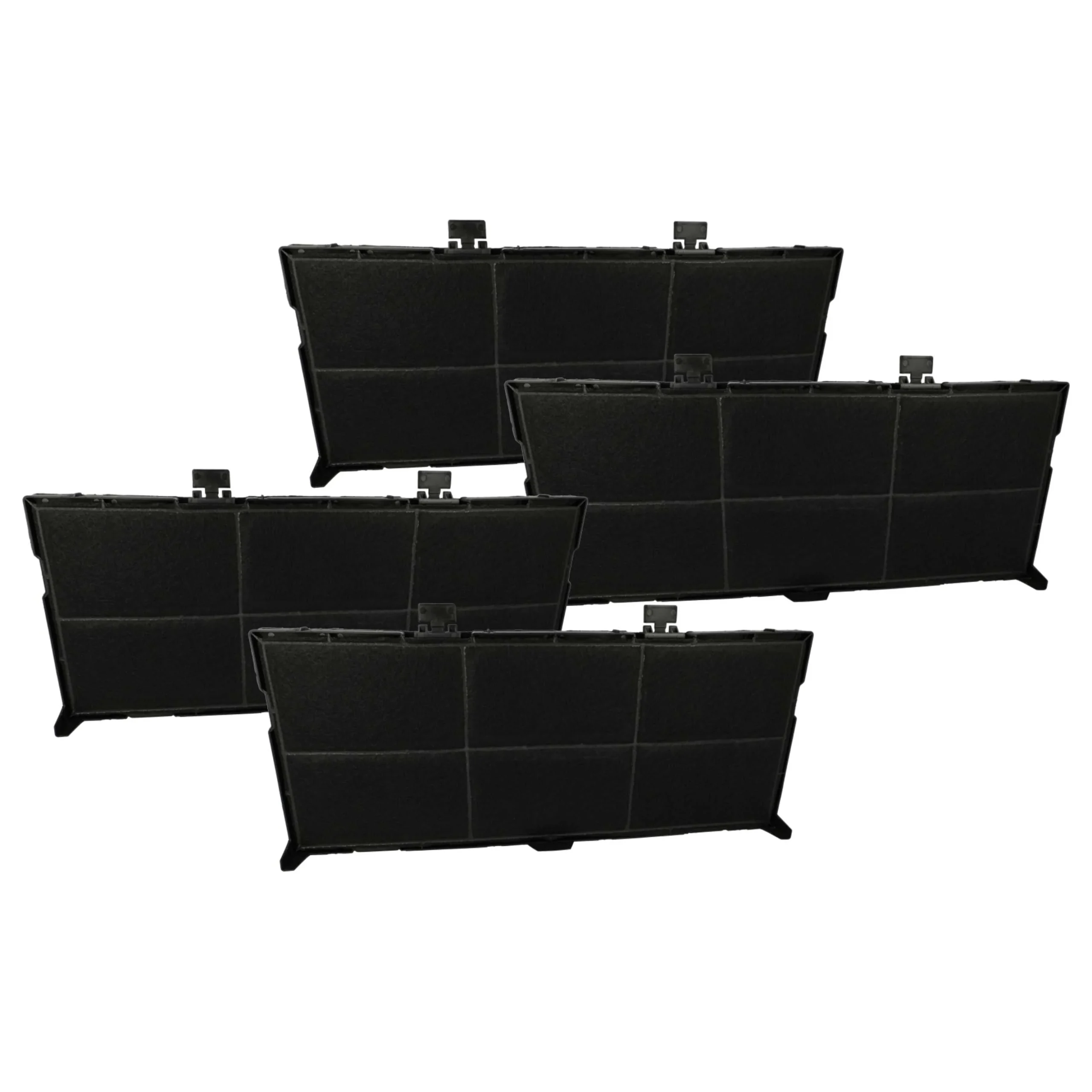 4x Filtres à charbon actif remplace Bosch AS-AZKF1255, 8720094255699, 11025806, 11008216 pour hotte Bosch