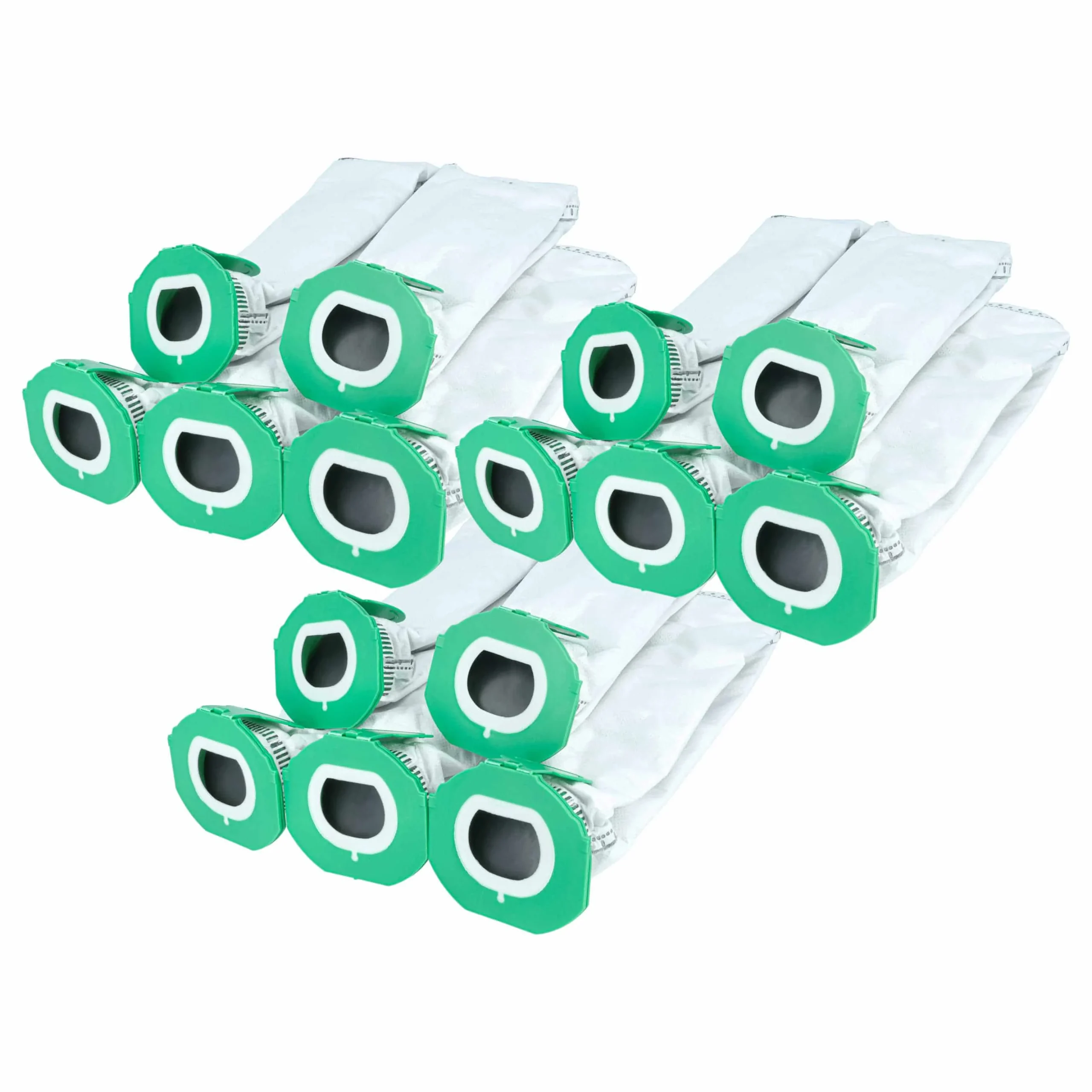 15x Sac remplace Vorwerk FP7, FP7s pour aspirateur Vorwerk - toison, plastique