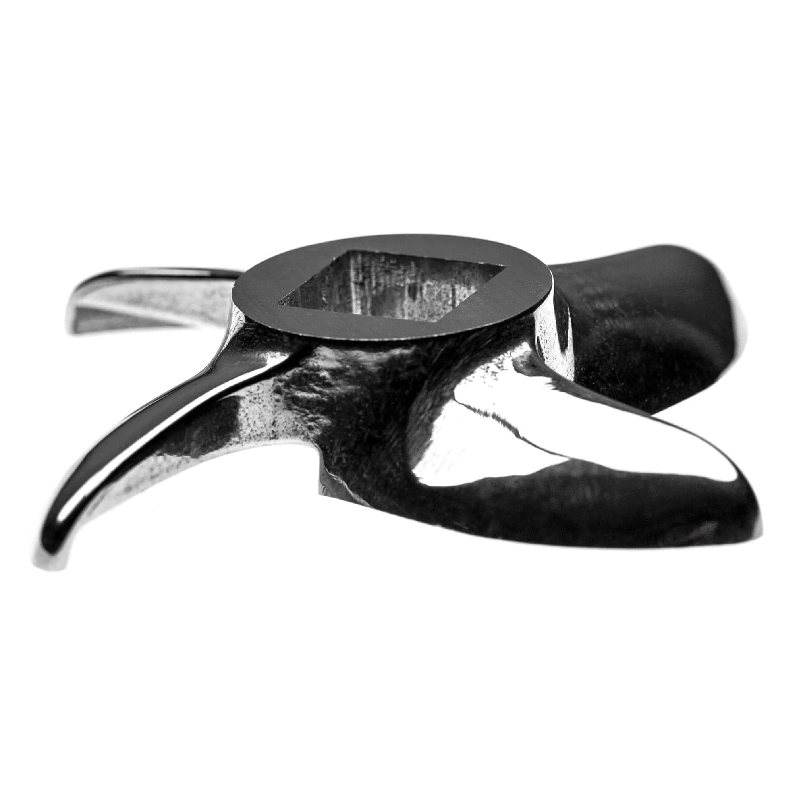 Lame faucille taille 22 pour hachoir à viande ADE, Caso, Fama, KBS, Porkert - Couteau, acier inox