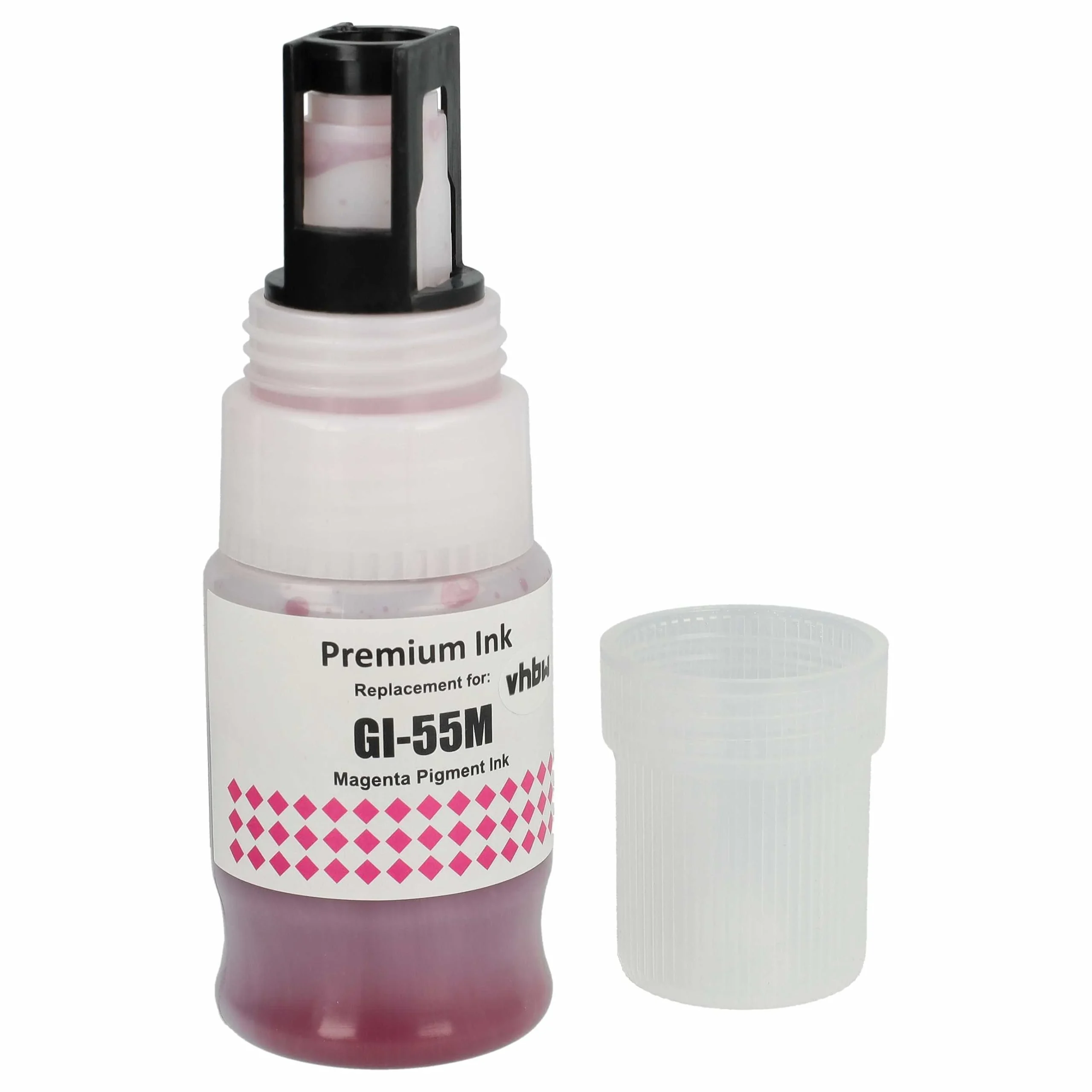 Encre rechargable Magenta remplace Canon GI-55M, 6290C001 pour imprimante Canon - Pigmentée, 40ml